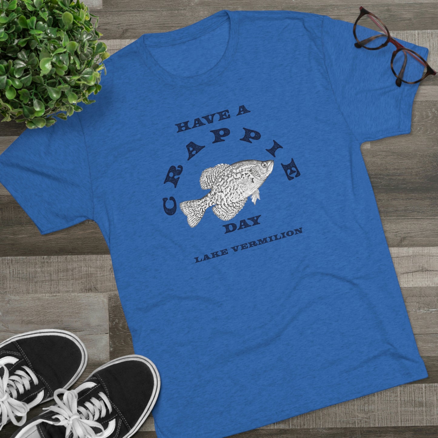 Crappie Day - Lake Vermilion - Unisex Tri-Blend Crew Tee