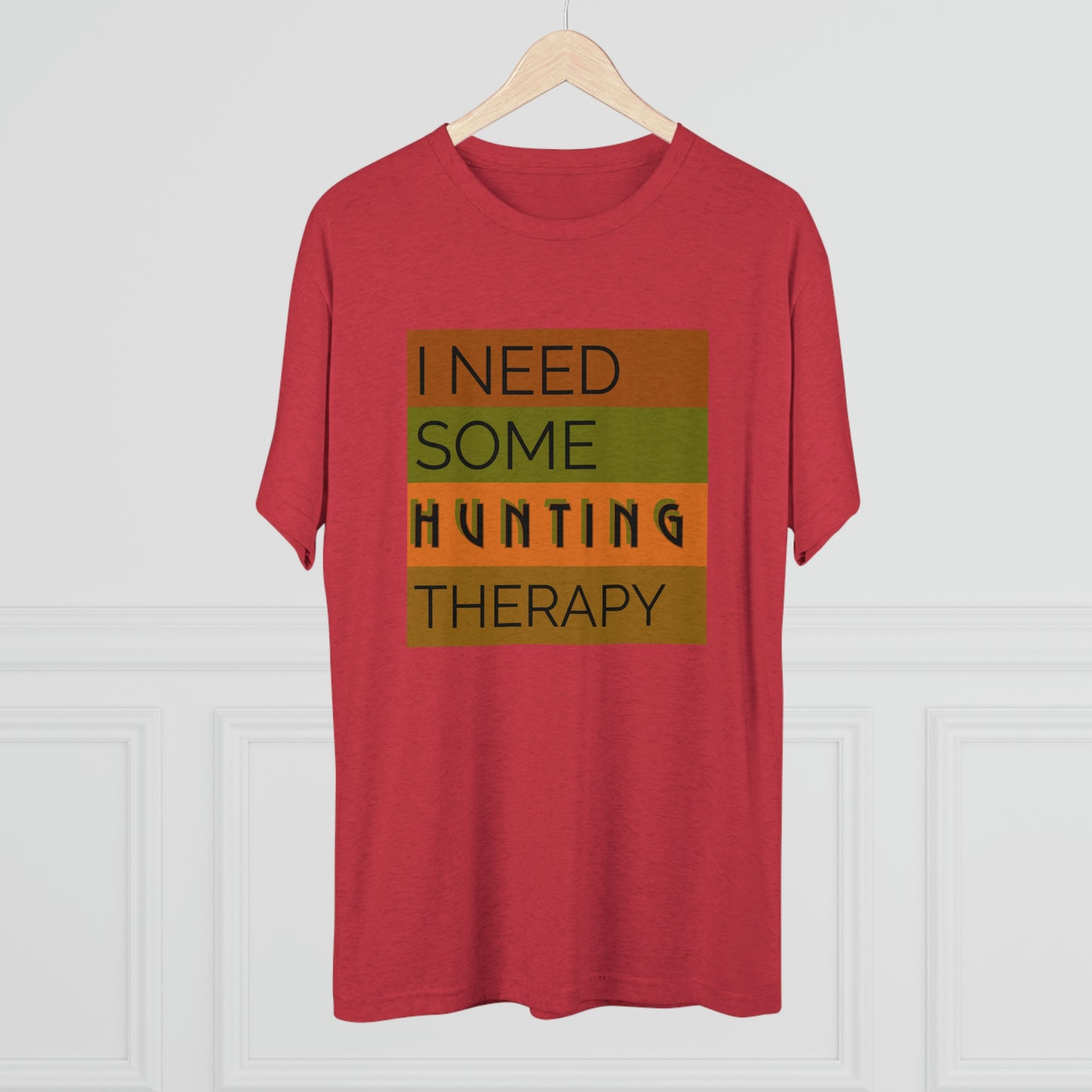 Hunting Therapy - Unisex Tri-Blend Crew Tee