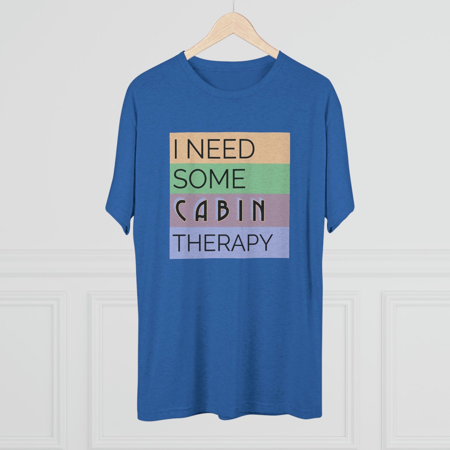 Cabin Therapy - Unisex Tri-Blend Crew Tee