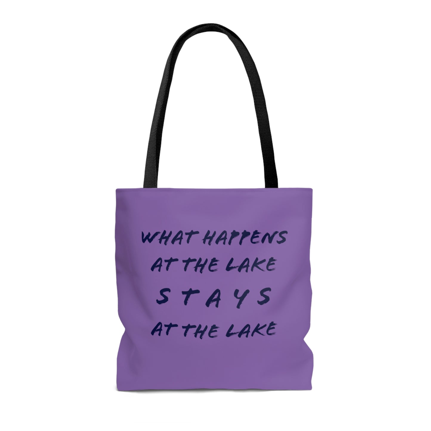 What Happens At The Lake - Boat / Beach Bag - AOP Tote Bag