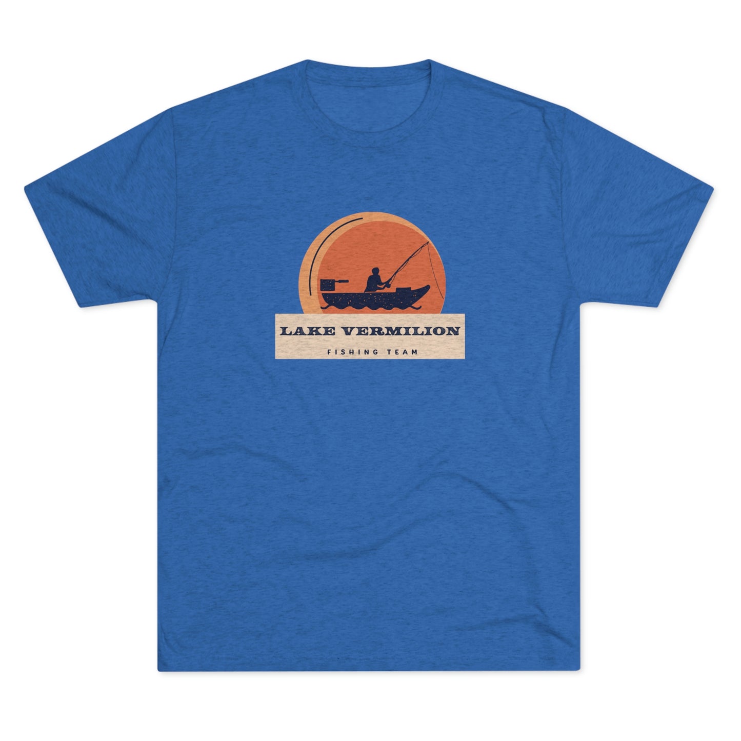Fishin Team - Lake Vermilion - Unisex Tri-Blend Crew Tee