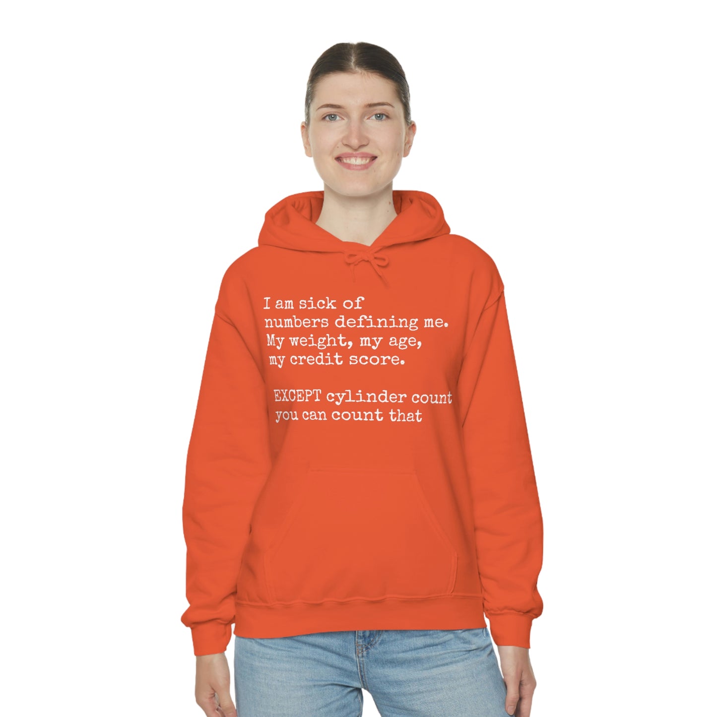Horsepower Counts - Unisex Heavy Blend™ Hooded Sweatshirt