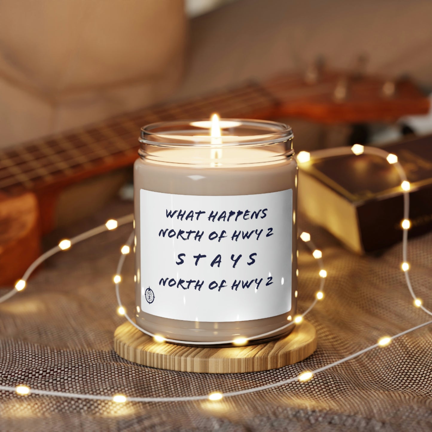 North of Hwy 2 - Scented Soy Candle, 9oz