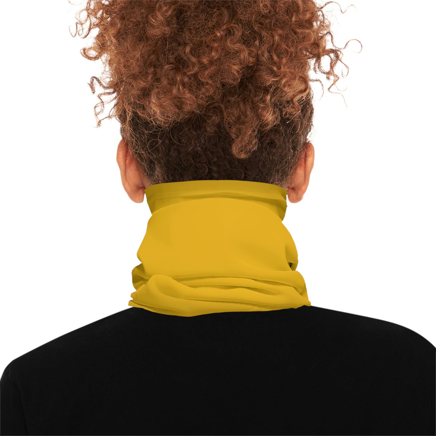 Summer Weather - North of Hwy 2- Fishing / Boating Lightweight Neck Gaiter - Yellow