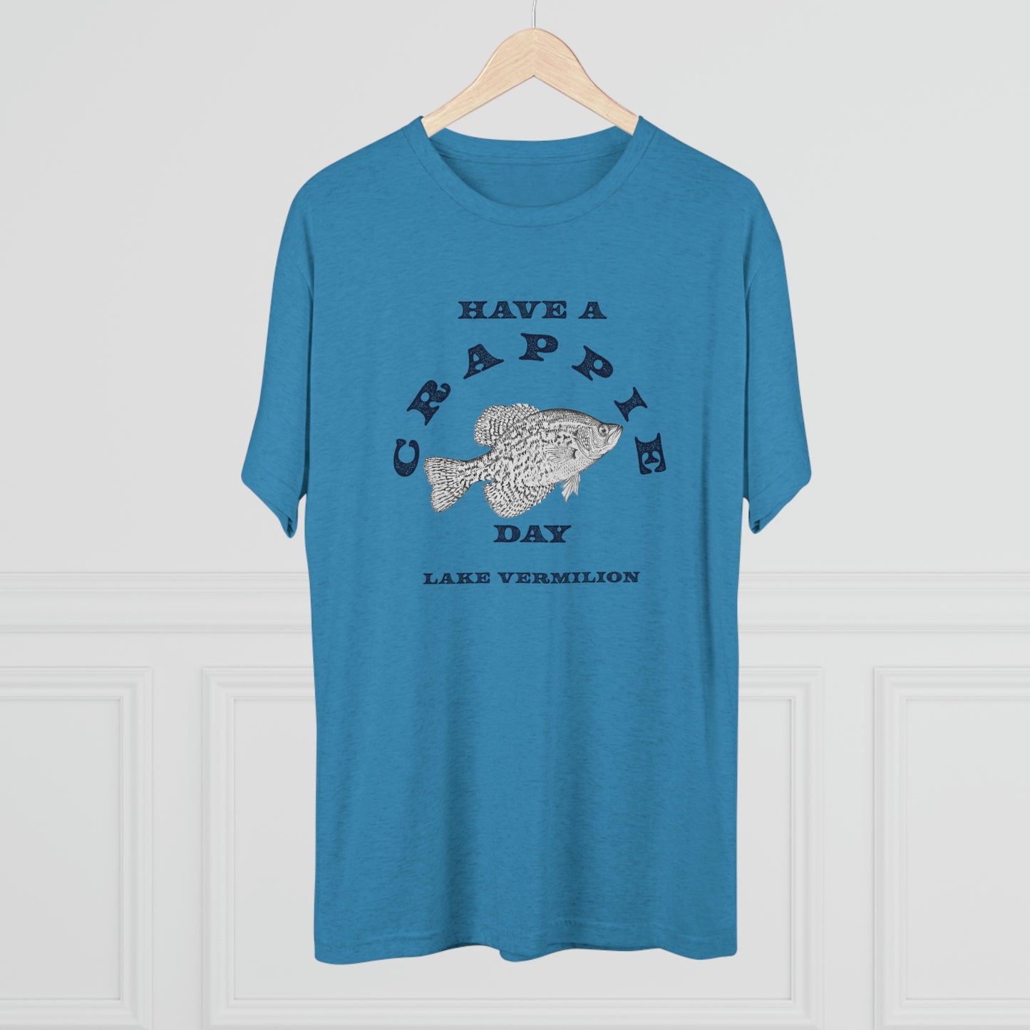 Crappie Day - Lake Vermilion - Unisex Tri-Blend Crew Tee