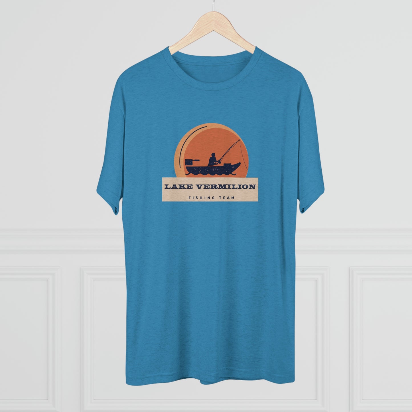 Fishin Team - Lake Vermilion - Unisex Tri-Blend Crew Tee