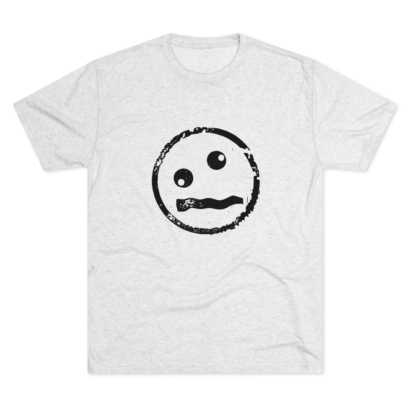 Needs Therapy - Crazy Face - Unisex Tri-Blend Crew Tee