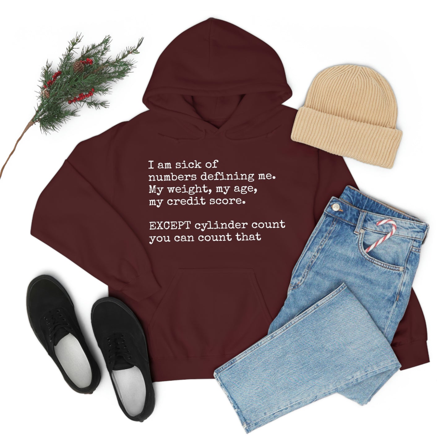 Horsepower Counts - Unisex Heavy Blend™ Hooded Sweatshirt