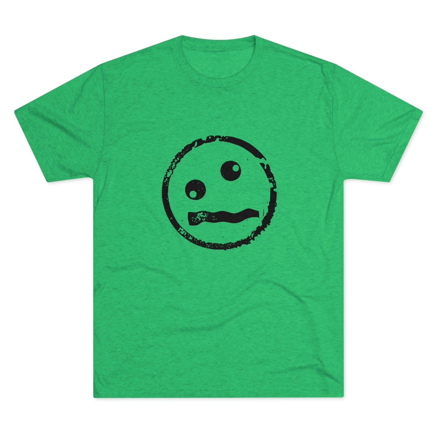 Needs Therapy - Crazy Face - Unisex Tri-Blend Crew Tee