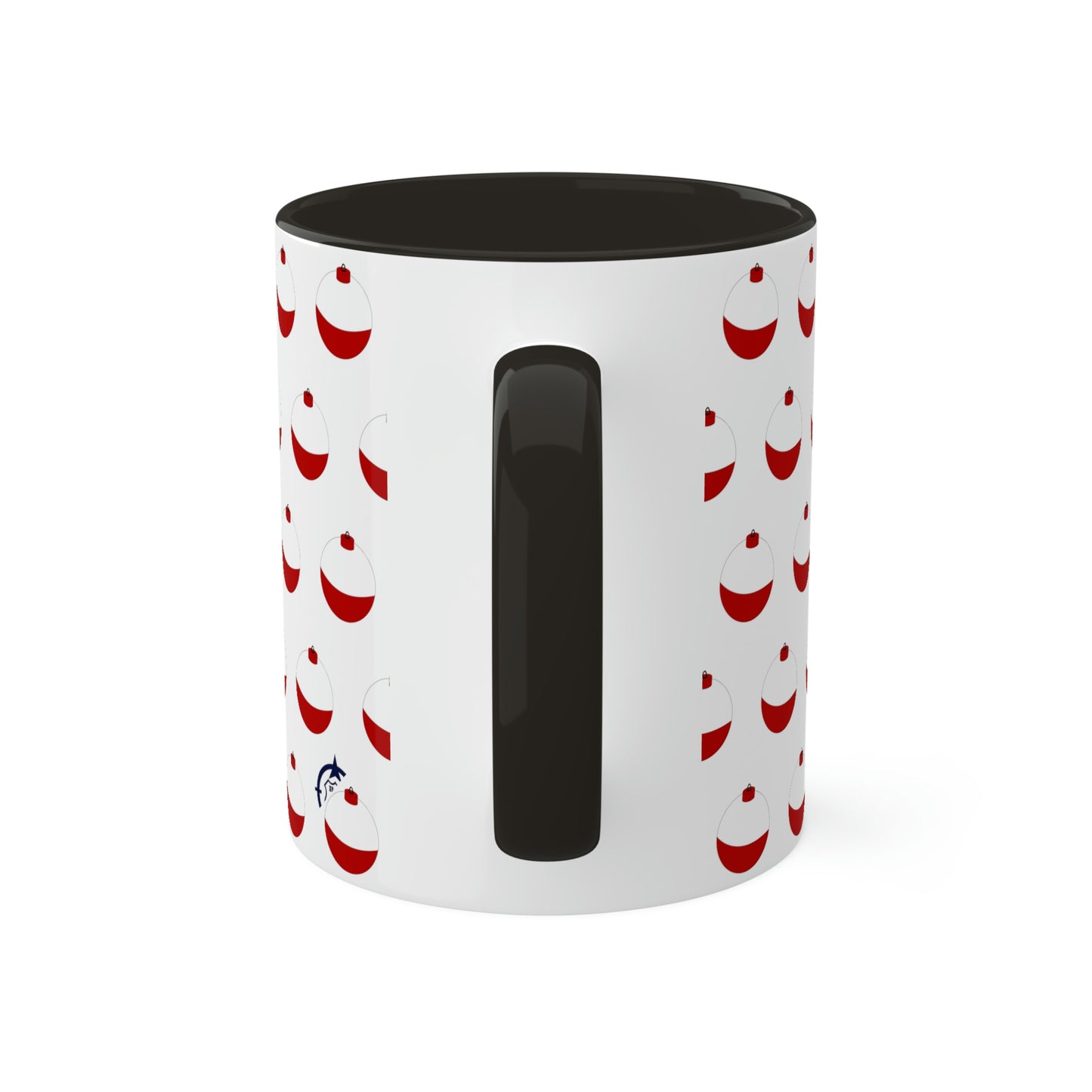 Traditional Red & White Bobber - Colorful Mugs, 11oz