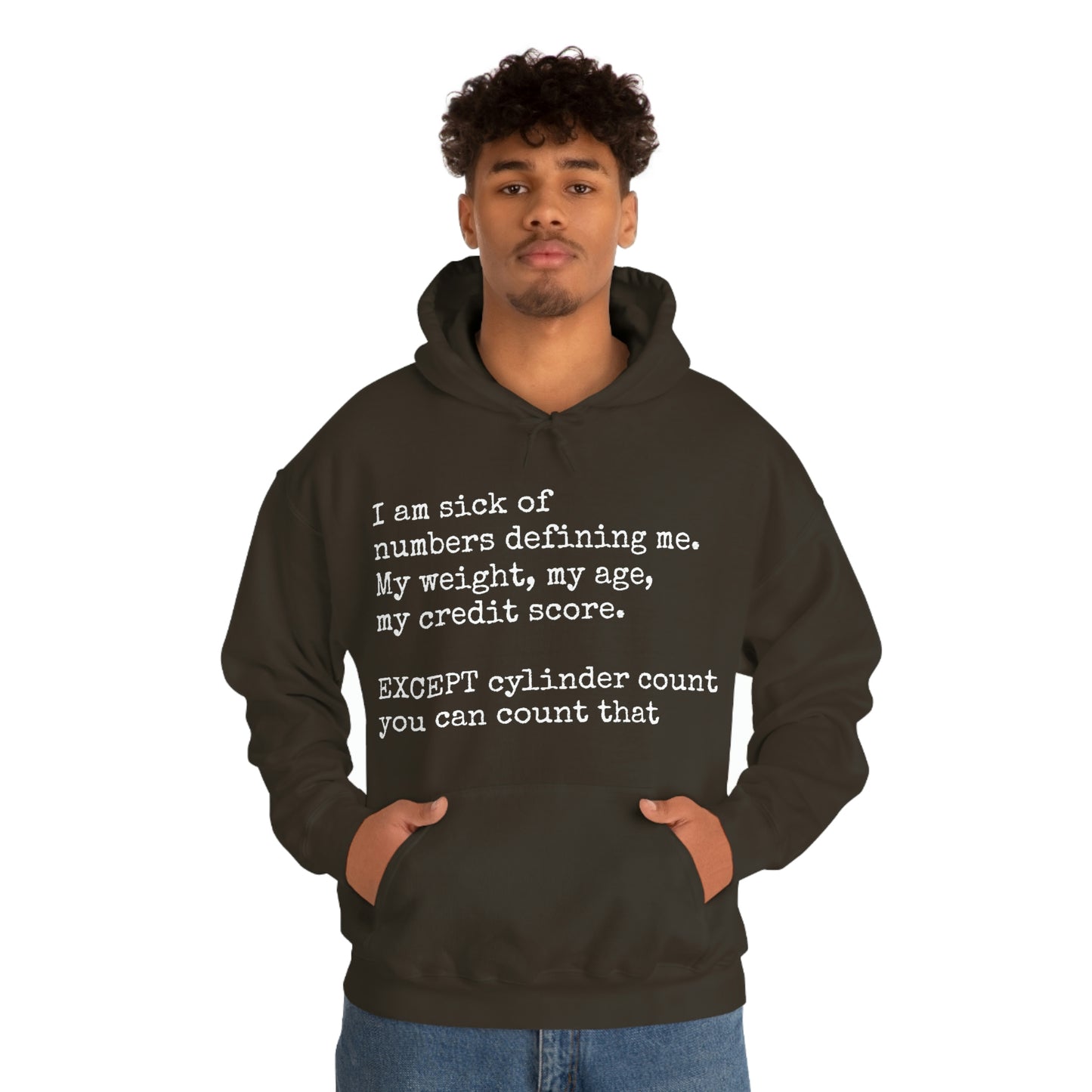 Horsepower Counts - Unisex Heavy Blend™ Hooded Sweatshirt