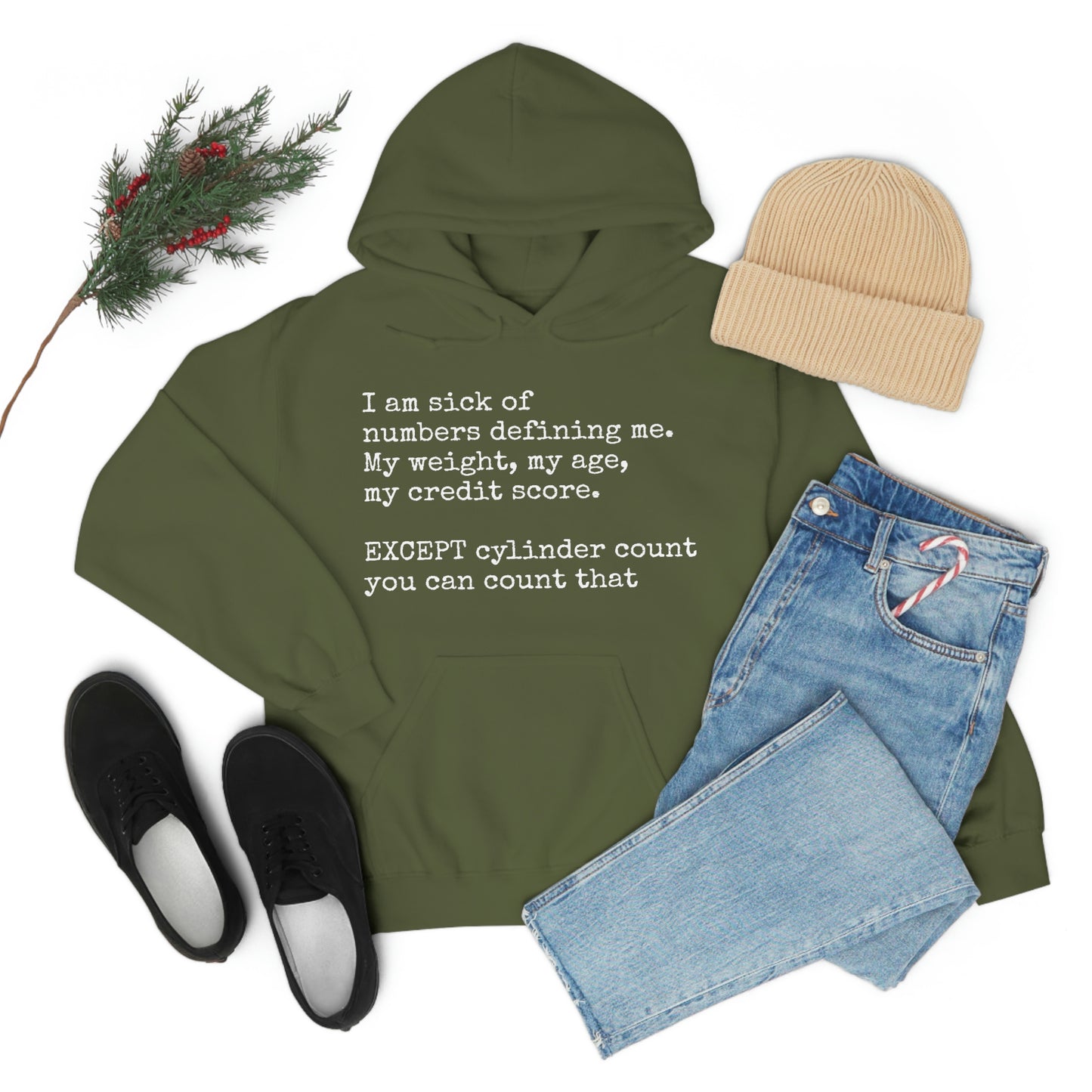 Horsepower Counts - Unisex Heavy Blend™ Hooded Sweatshirt