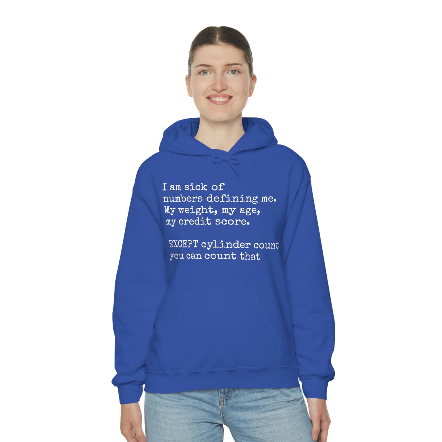 Horsepower Counts - Unisex Heavy Blend™ Hooded Sweatshirt