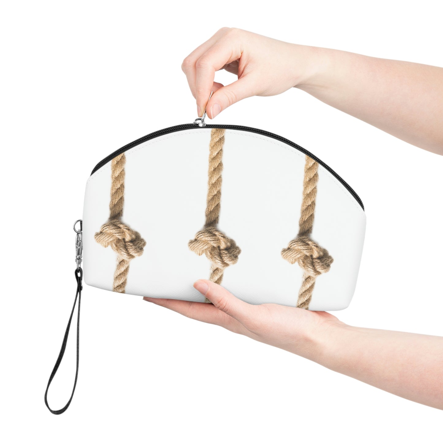 Rope Decor Boat / Beach Bag - White