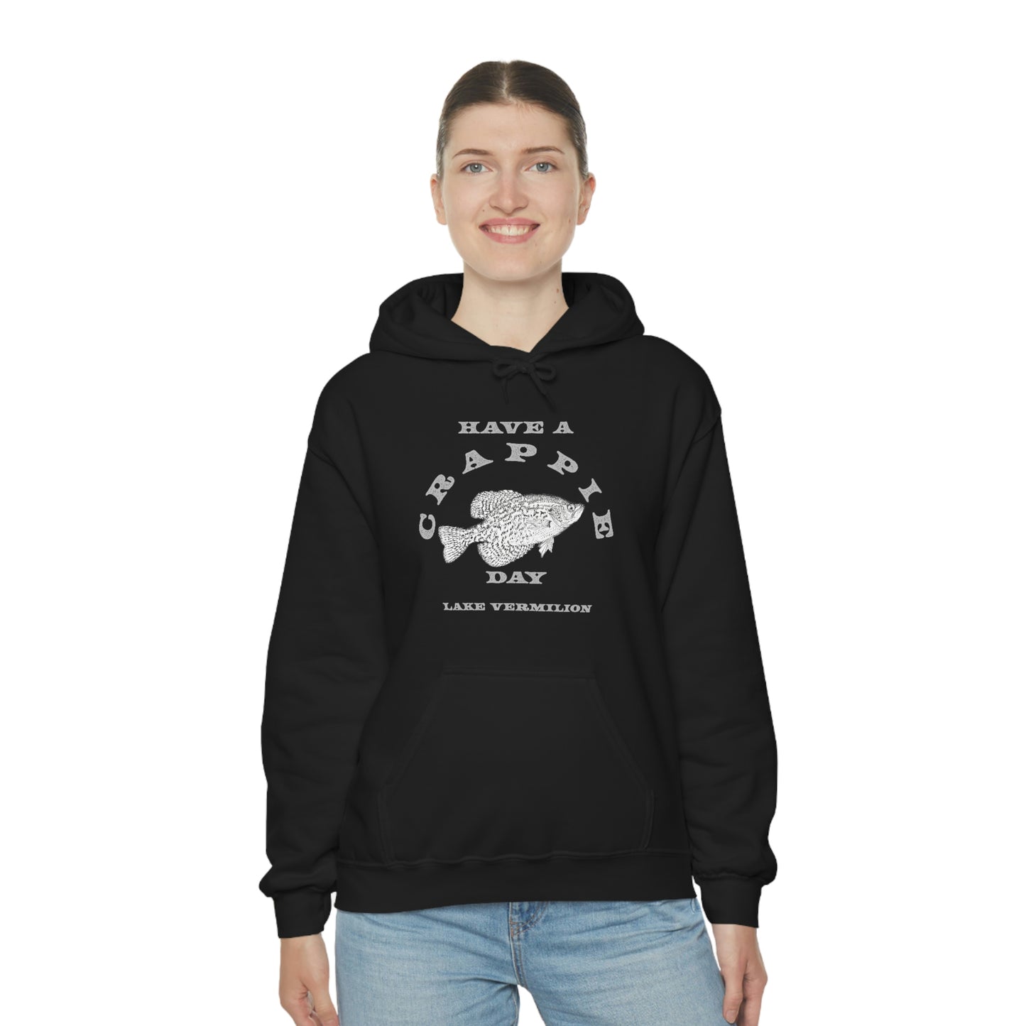 Crappie Day - Lake Vermilion - Fishing - Unisex Heavy Blend™ Hooded Sweatshirt