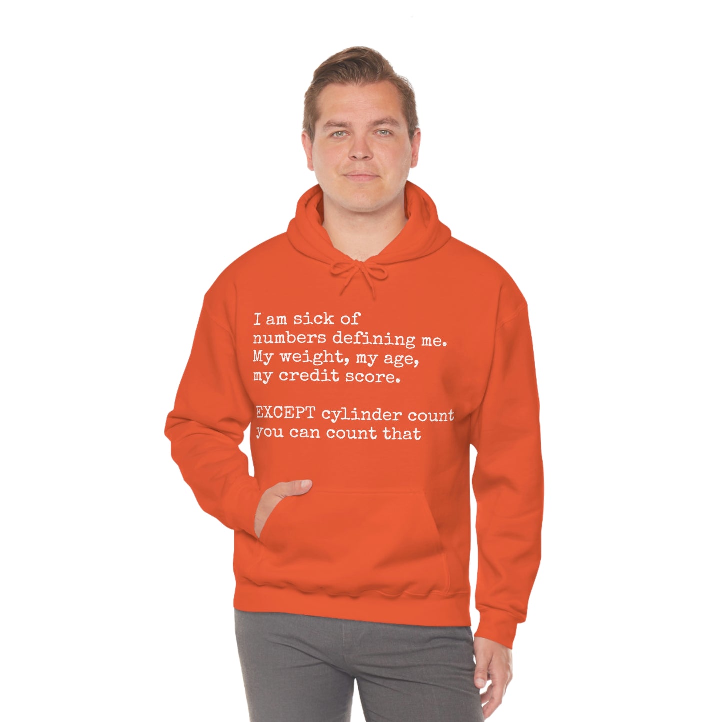 Horsepower Counts - Unisex Heavy Blend™ Hooded Sweatshirt