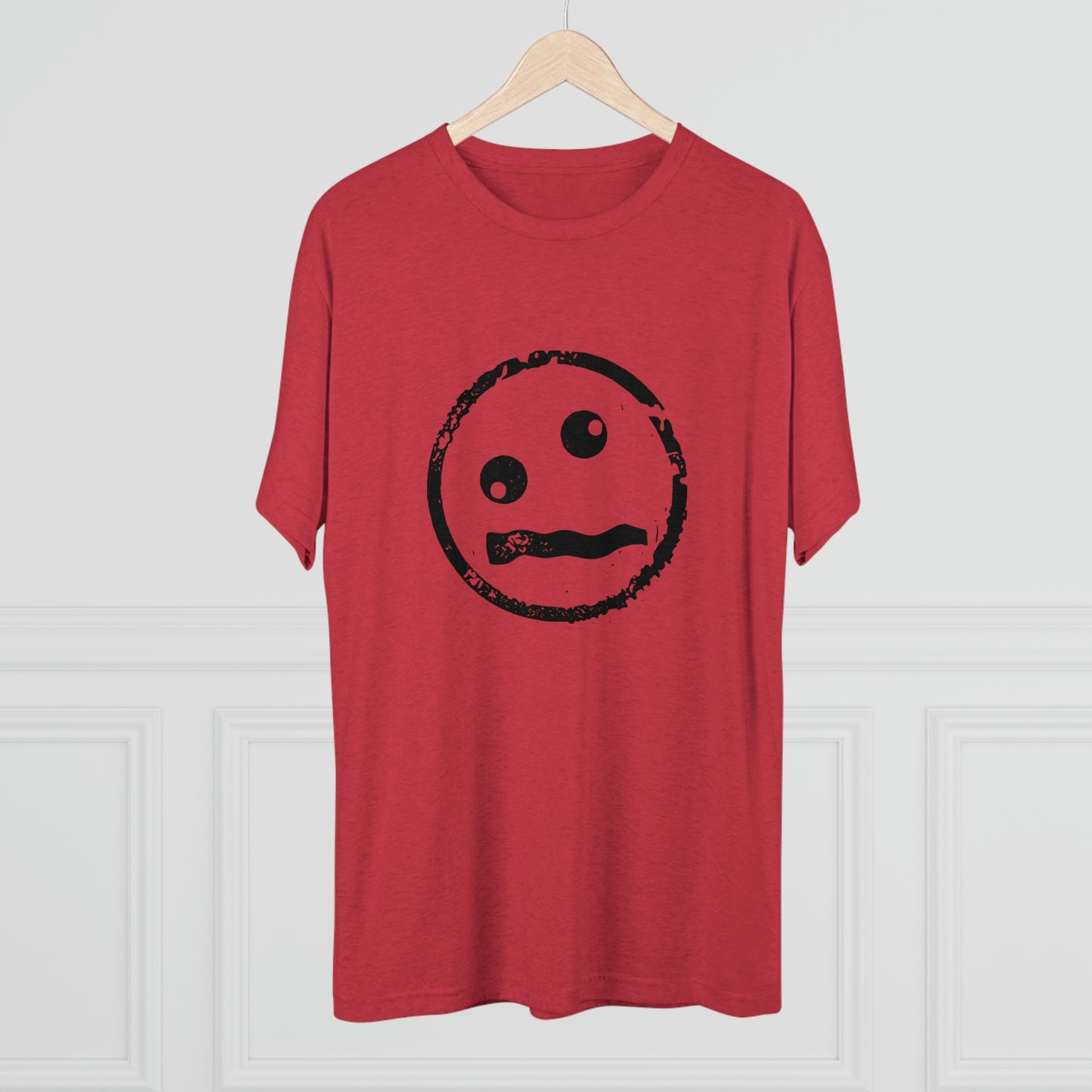 Needs Therapy - Crazy Face - Unisex Tri-Blend Crew Tee