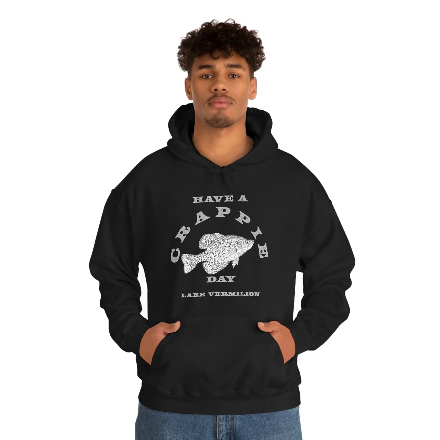Crappie Day - Lake Vermilion - Fishing - Unisex Heavy Blend™ Hooded Sweatshirt