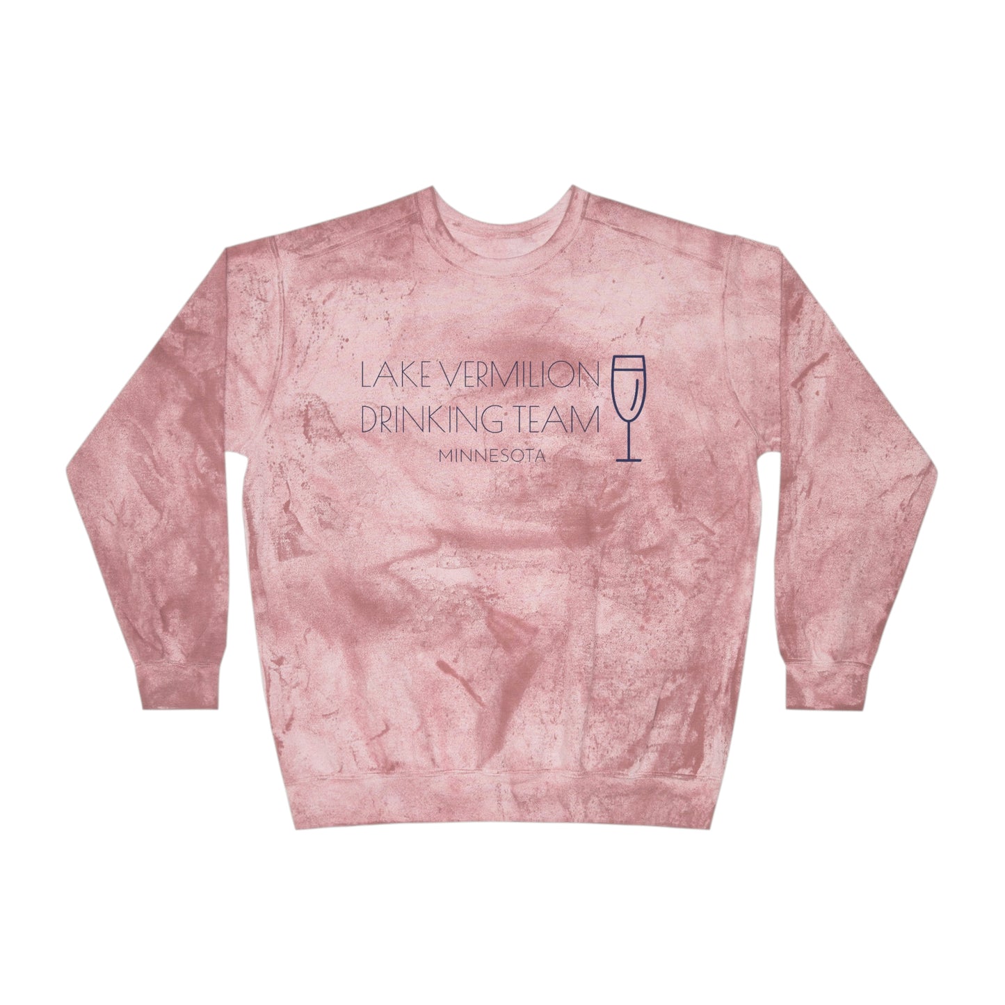 Lake Vermilion Drinking Team - MN - Unisex Color Blast Crewneck Sweatshirt