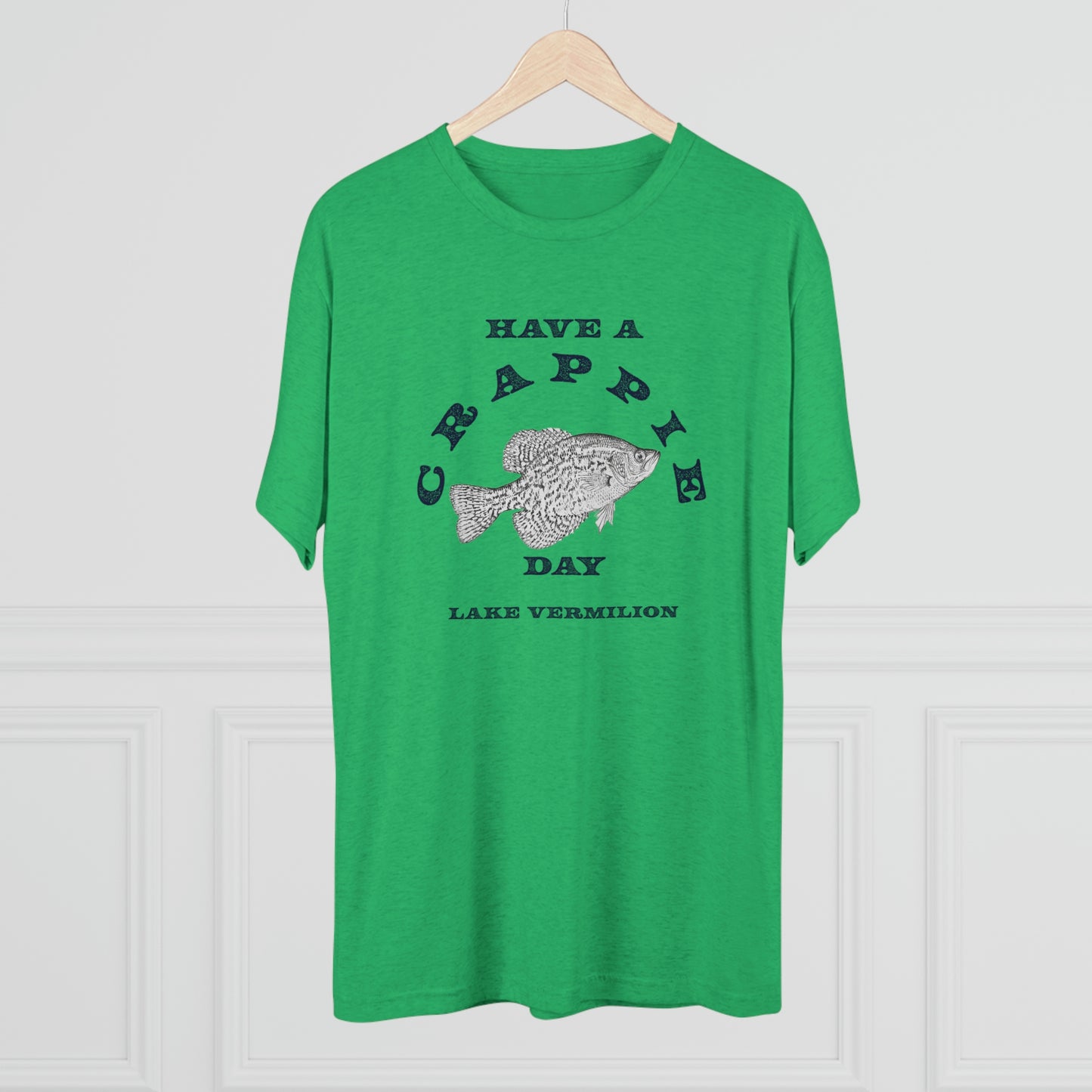 Crappie Day - Lake Vermilion - Unisex Tri-Blend Crew Tee