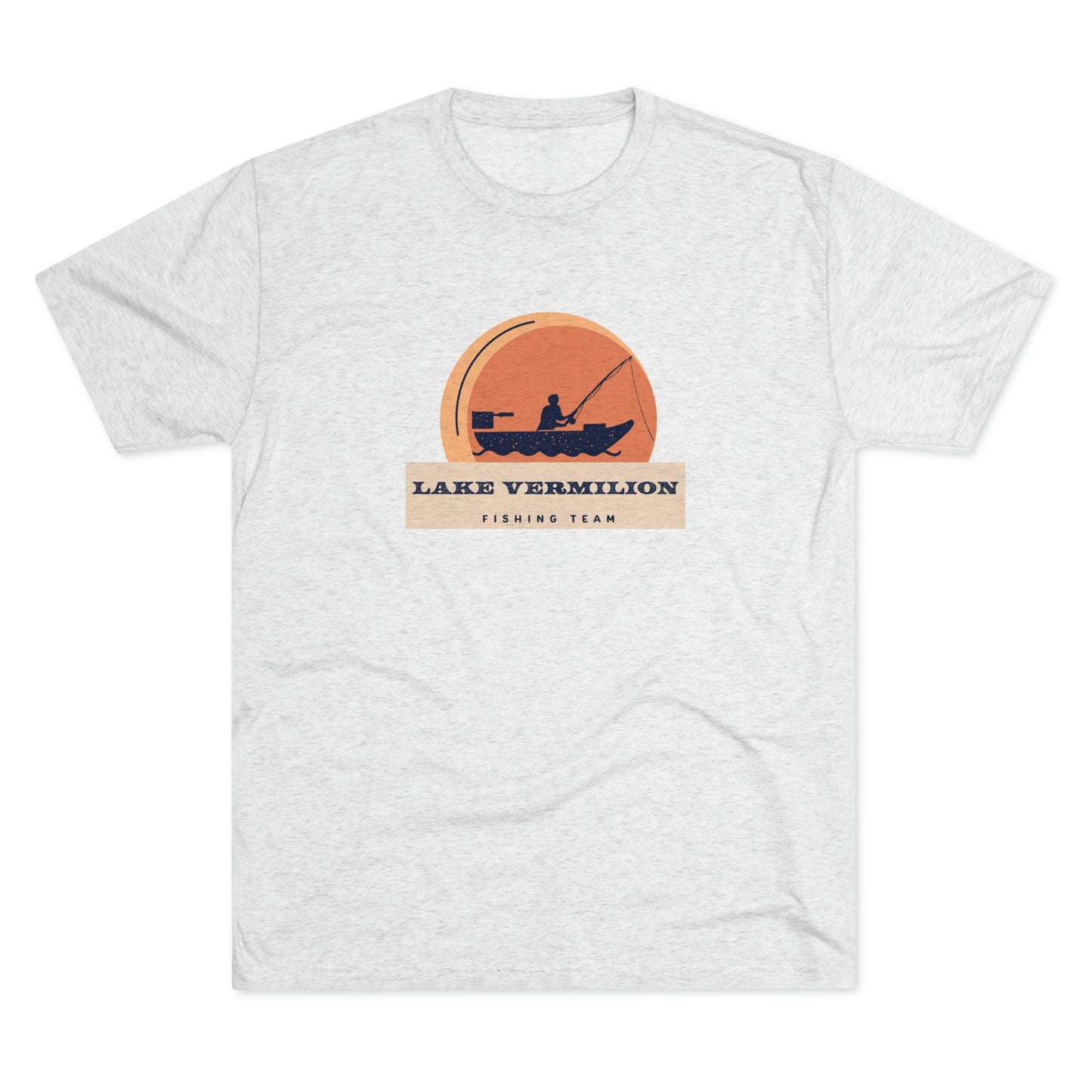 Fishin Team - Lake Vermilion - Unisex Tri-Blend Crew Tee