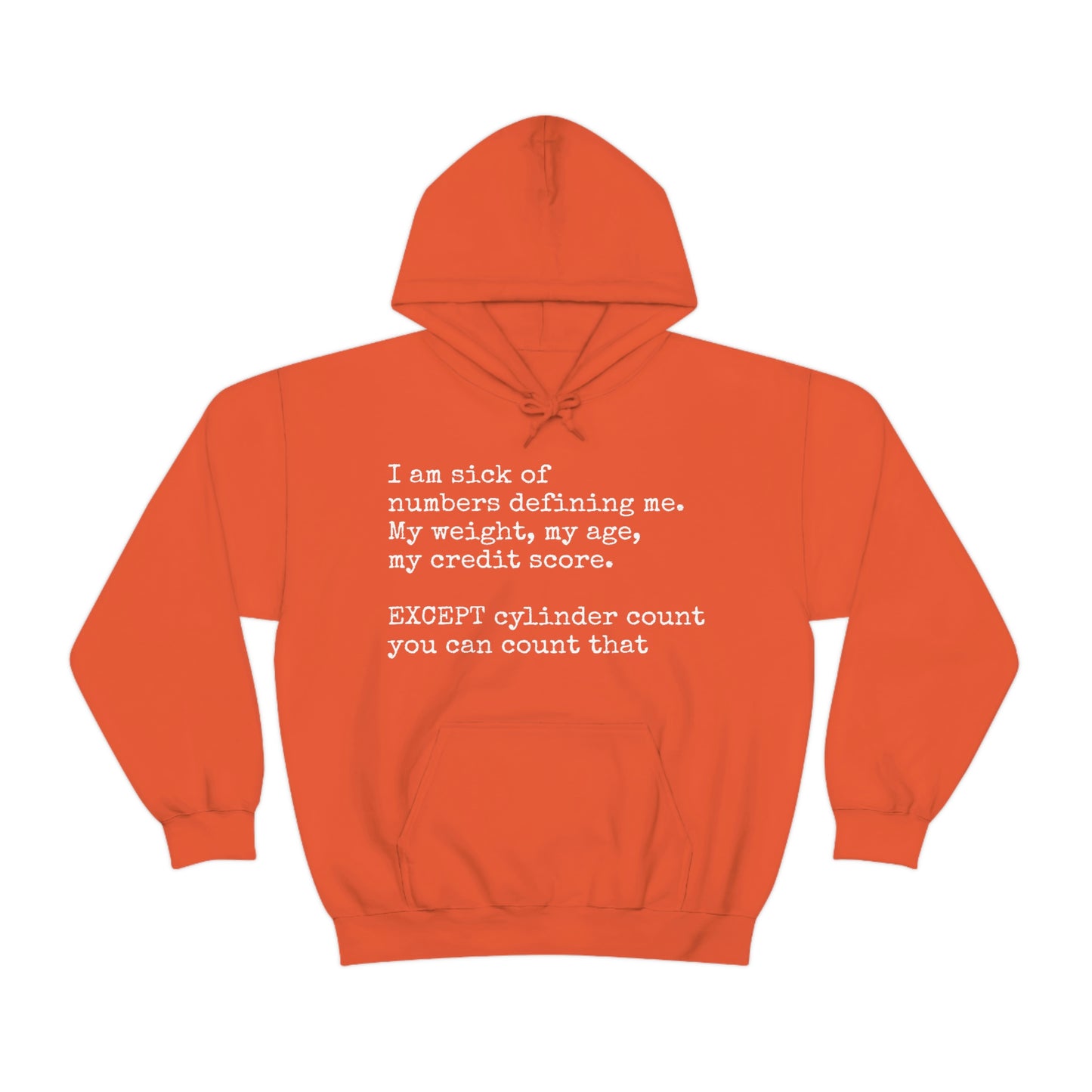 Horsepower Counts - Unisex Heavy Blend™ Hooded Sweatshirt