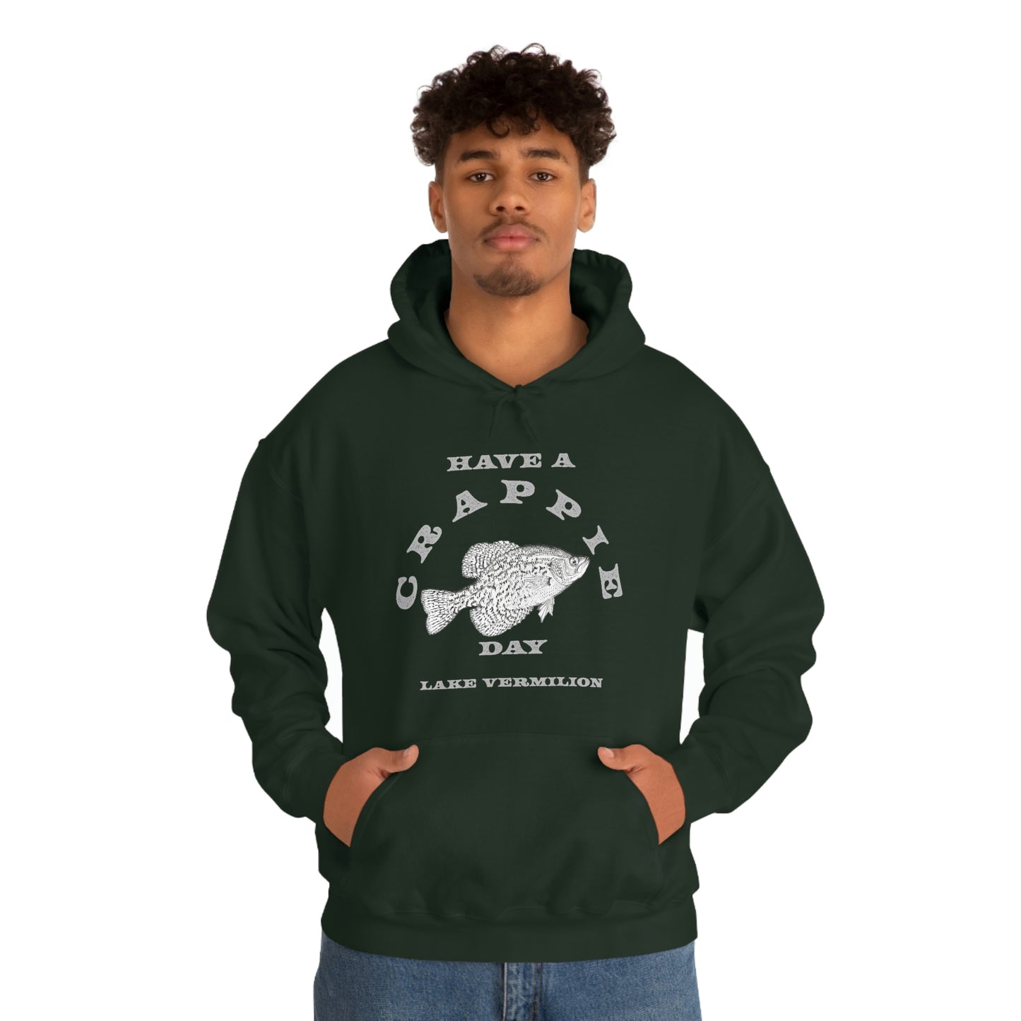 Crappie Day - Lake Vermilion - Fishing - Unisex Heavy Blend™ Hooded Sweatshirt