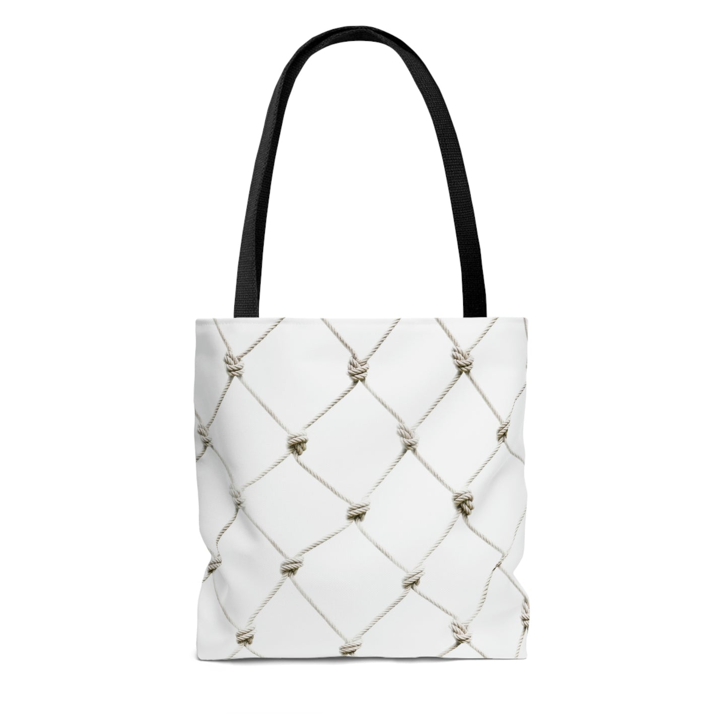 Fishing Theme Boat / Beach Bag - Net - White AOP Tote Bag