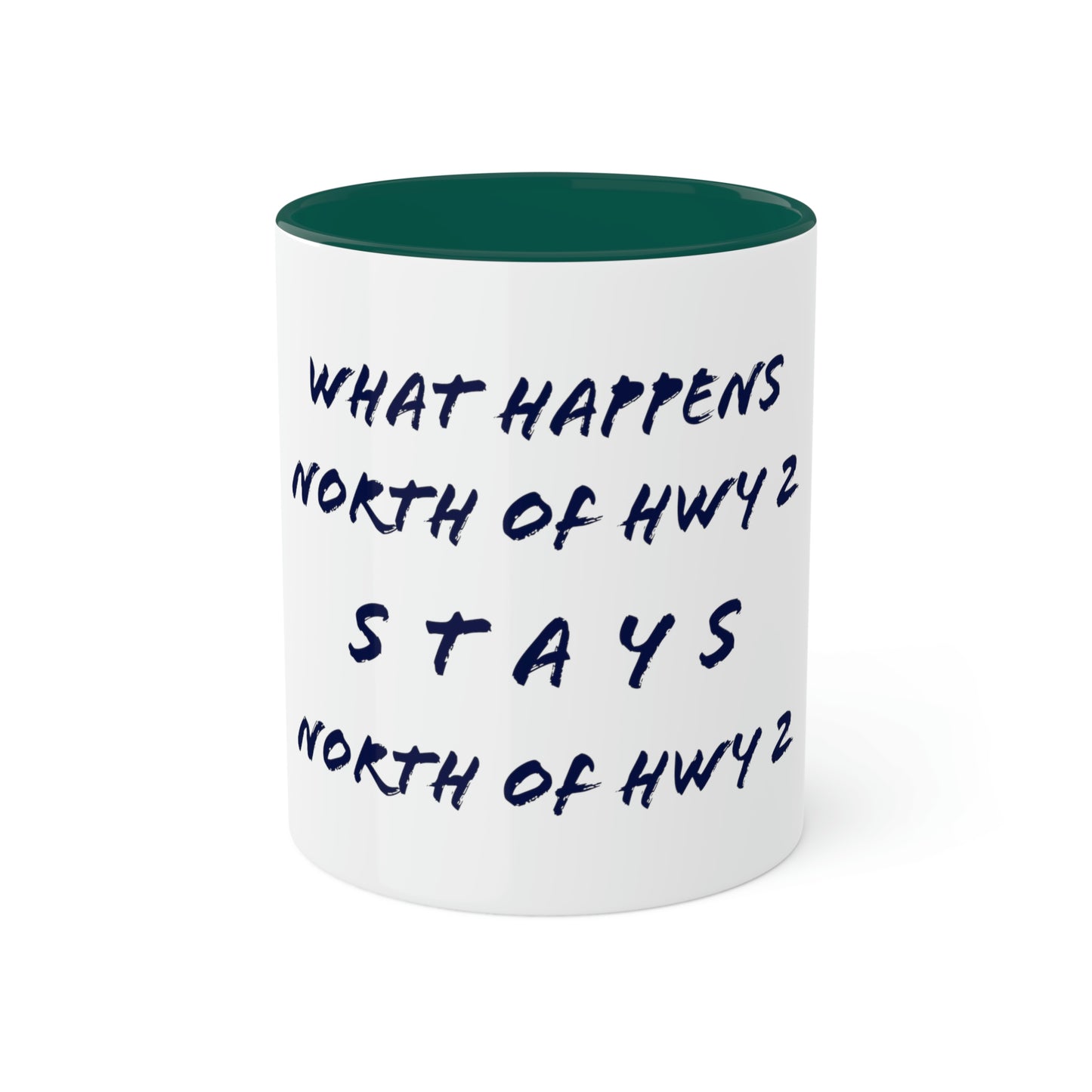 North of Hwy 2 - Colorful Mugs, 11oz