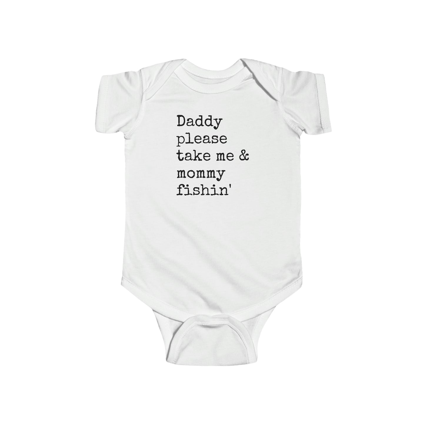 Take Me & Mommy Fishin' - Fishing - Infant Fine Jersey Bodysuit