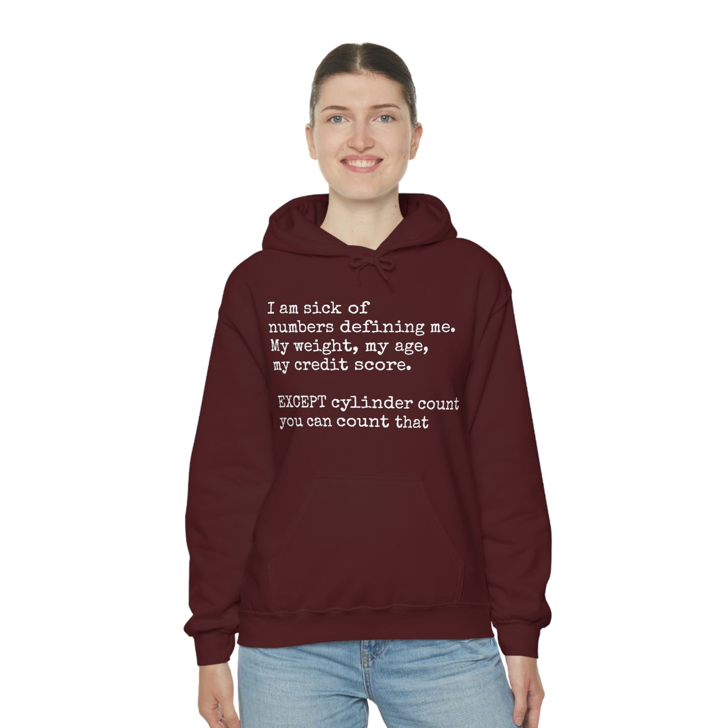 Horsepower Counts - Unisex Heavy Blend™ Hooded Sweatshirt