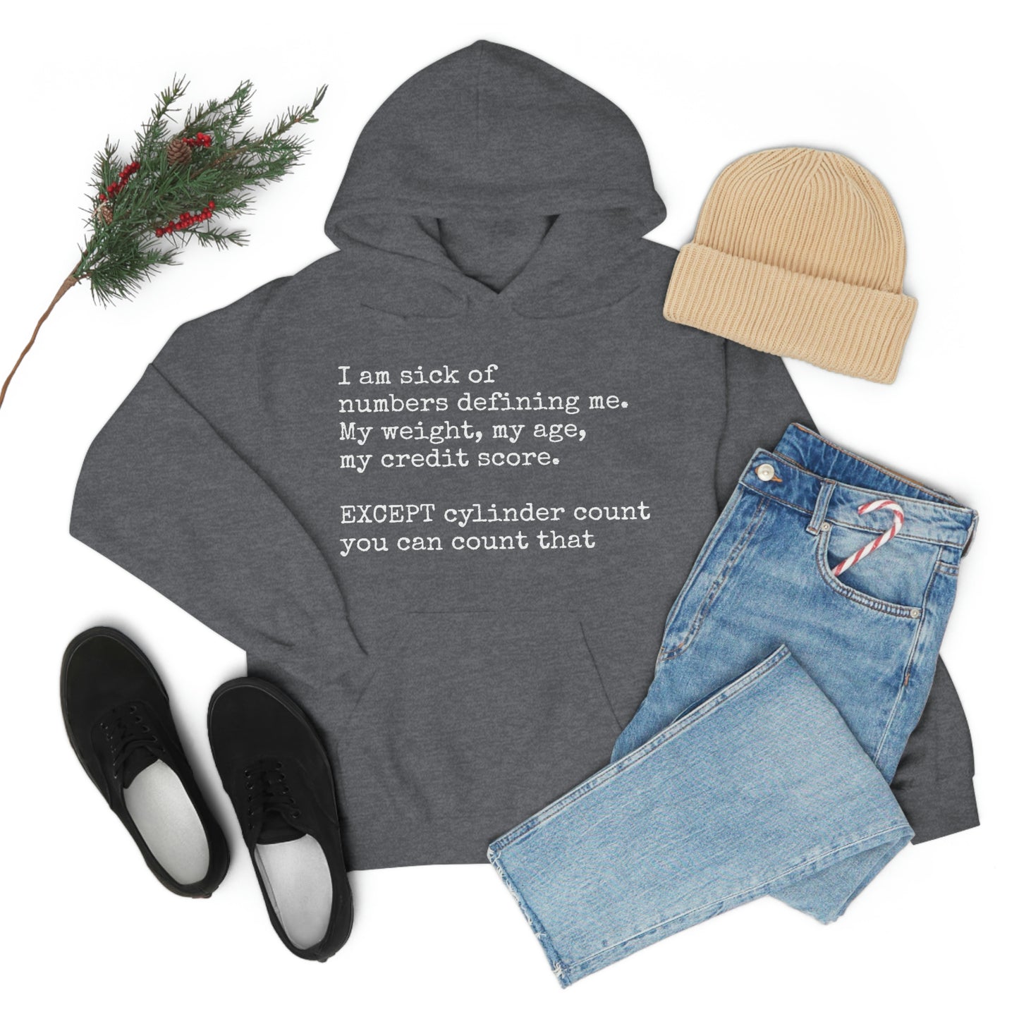 Horsepower Counts - Unisex Heavy Blend™ Hooded Sweatshirt