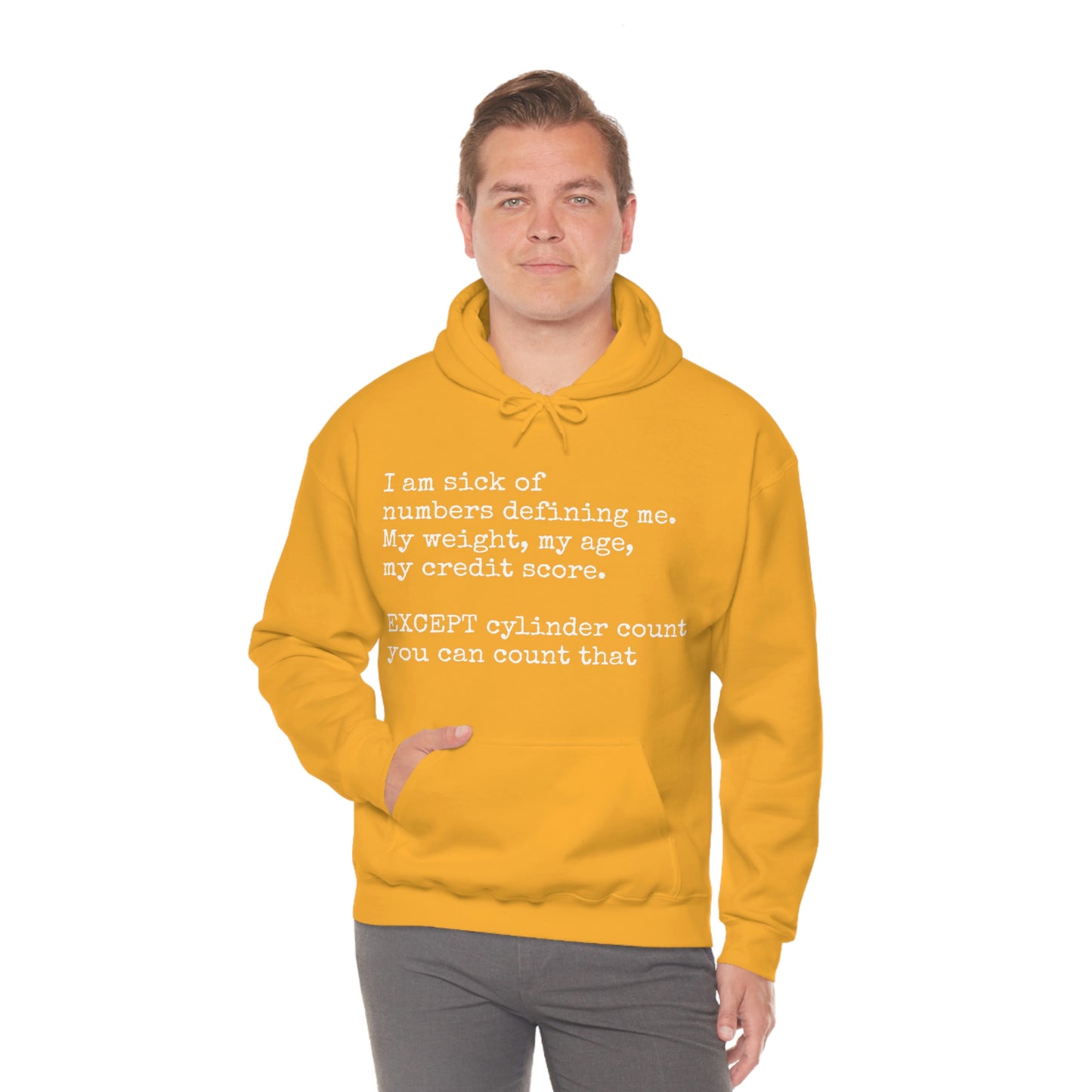 Horsepower Counts - Unisex Heavy Blend™ Hooded Sweatshirt