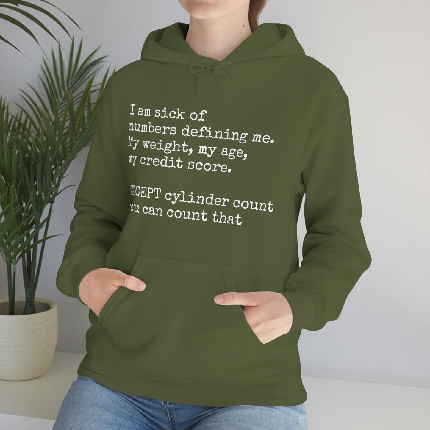 Horsepower Counts - Unisex Heavy Blend™ Hooded Sweatshirt