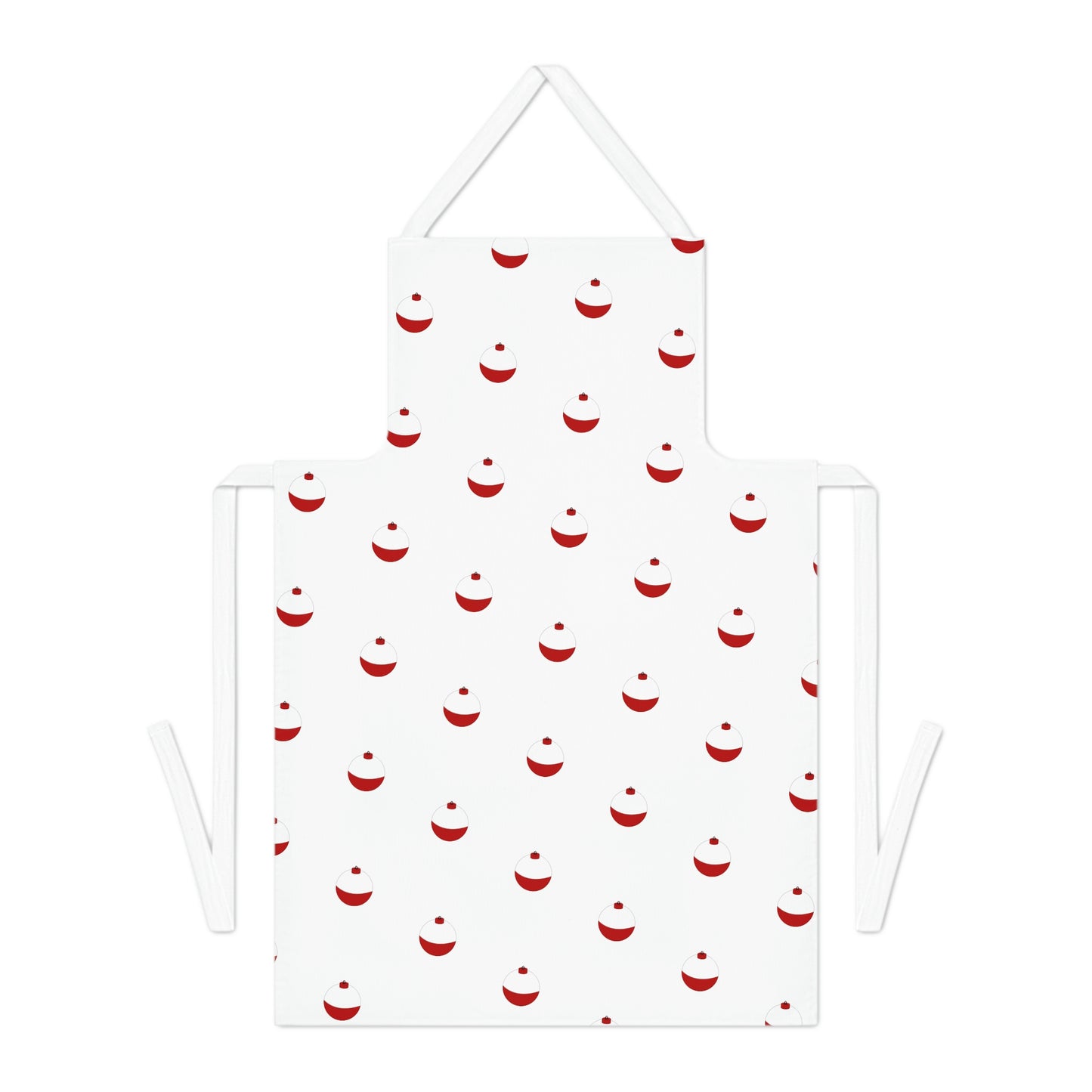 Traditional Red & White Bobber - Adult Apron