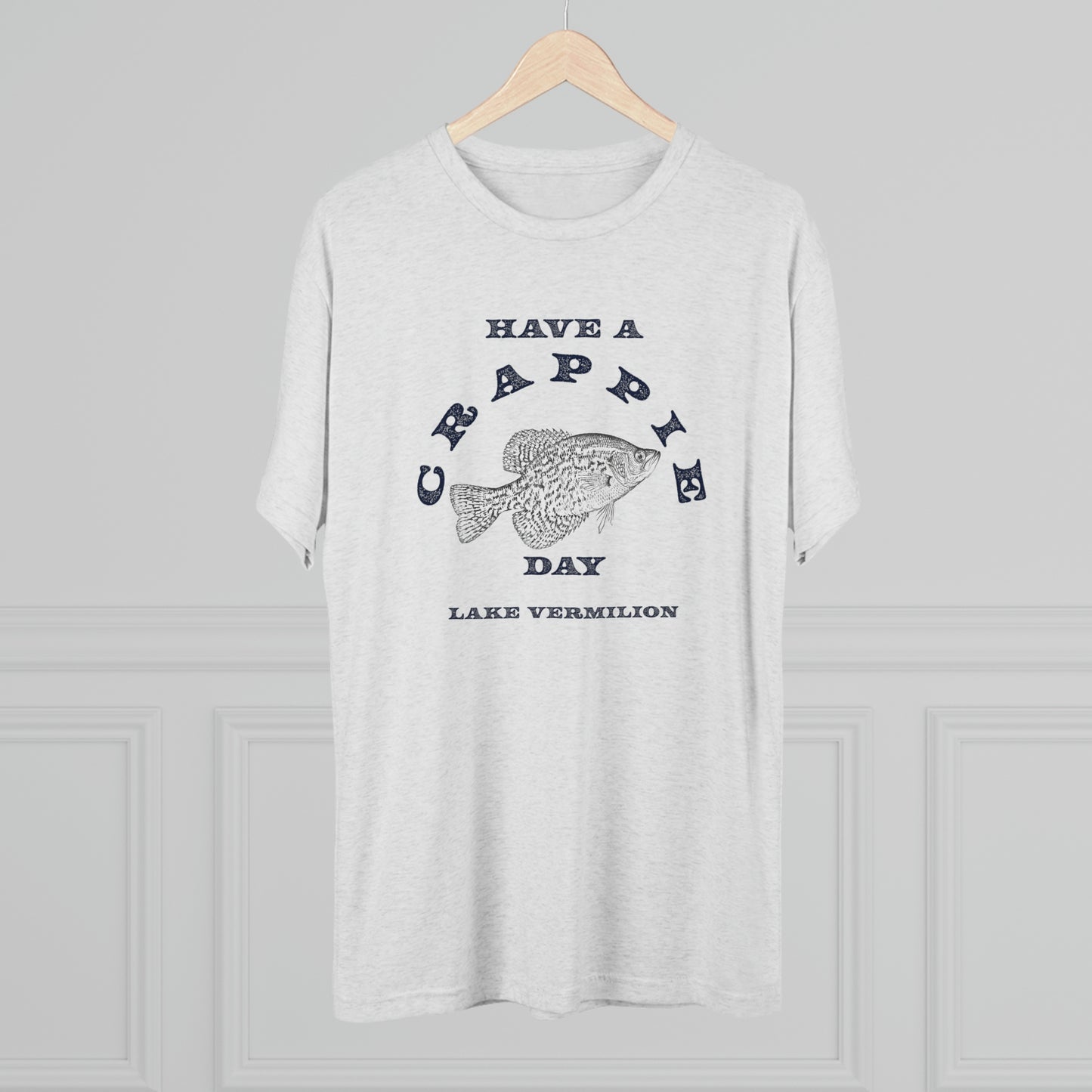 Crappie Day - Lake Vermilion - Unisex Tri-Blend Crew Tee