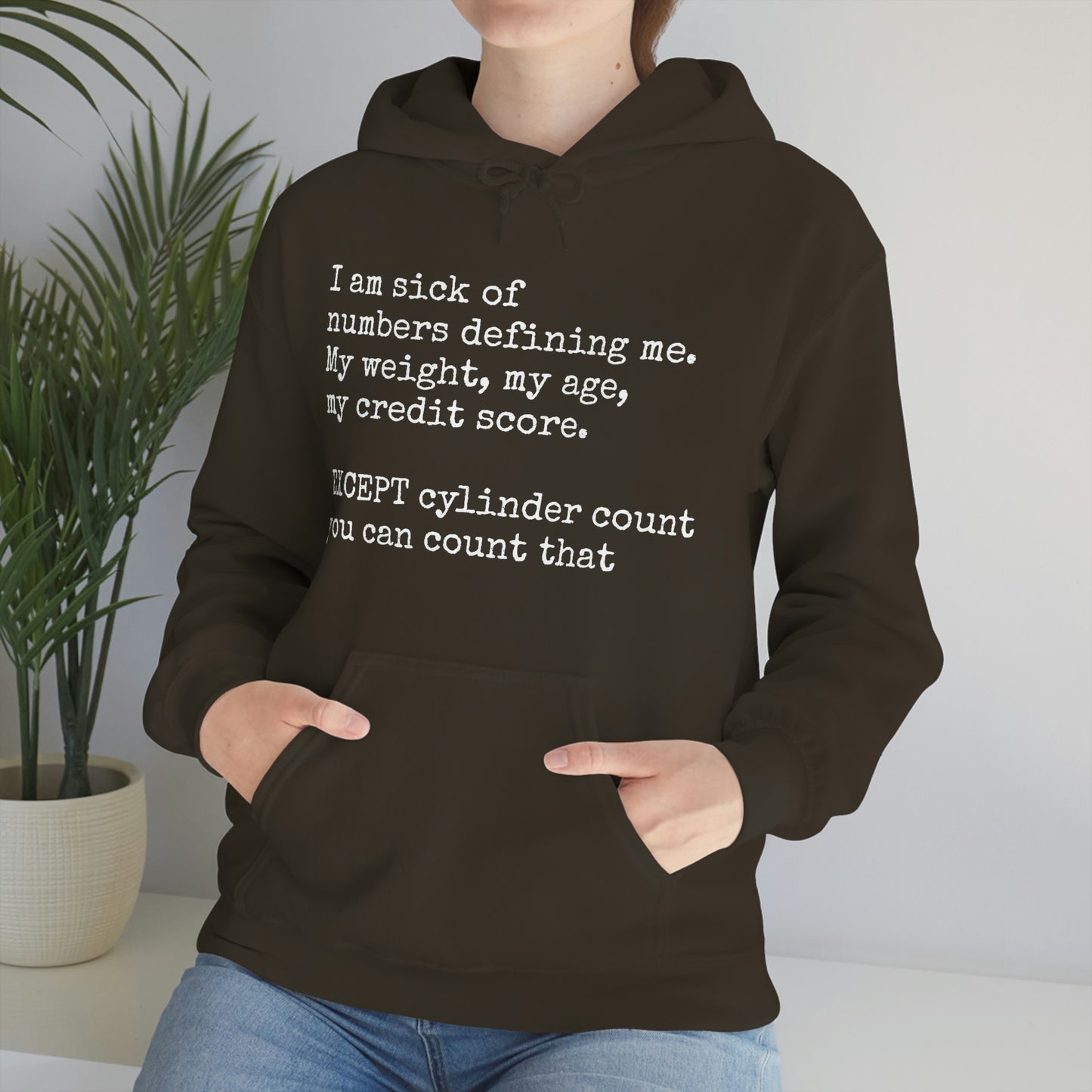 Horsepower Counts - Unisex Heavy Blend™ Hooded Sweatshirt