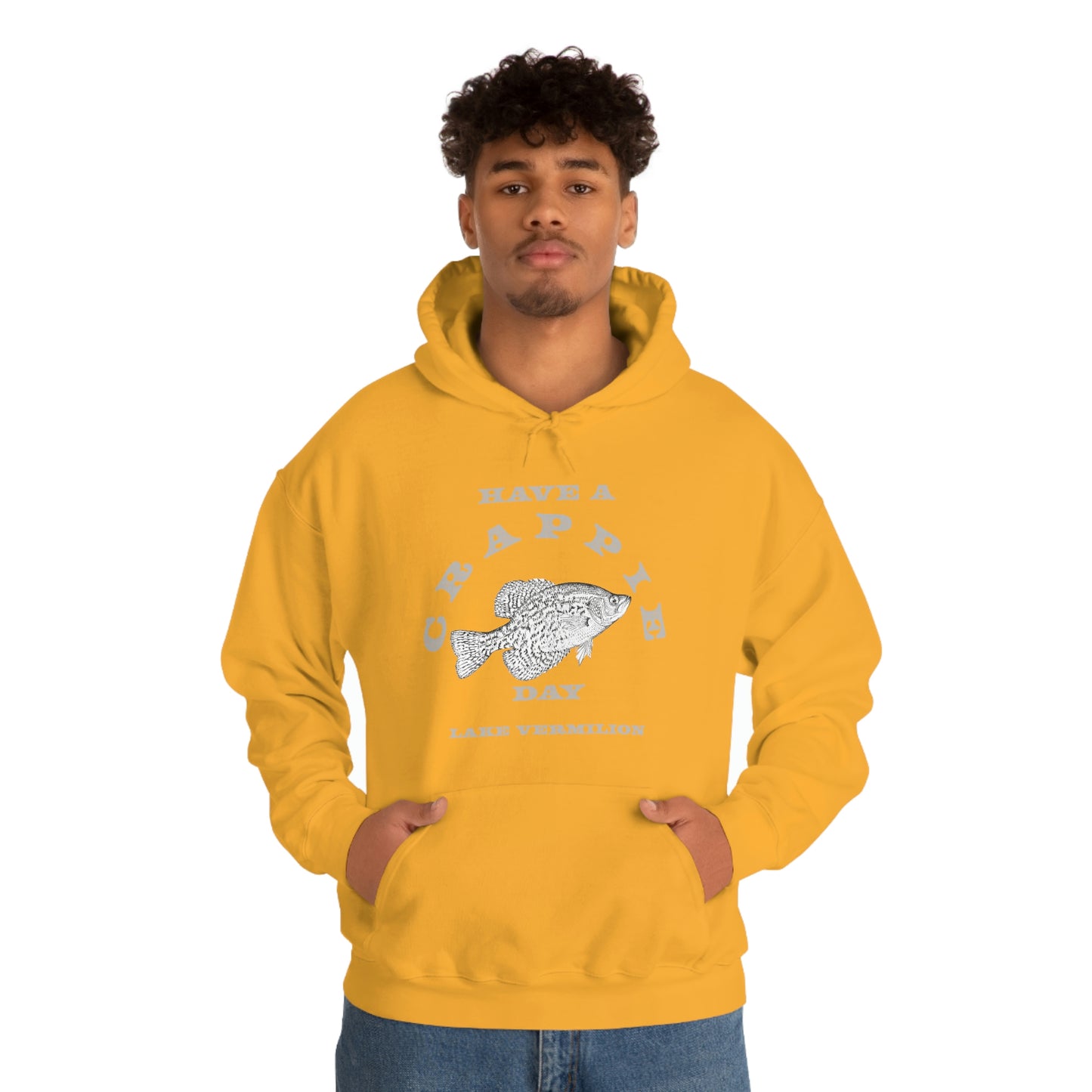 Crappie Day - Lake Vermilion - Fishing - Unisex Heavy Blend™ Hooded Sweatshirt
