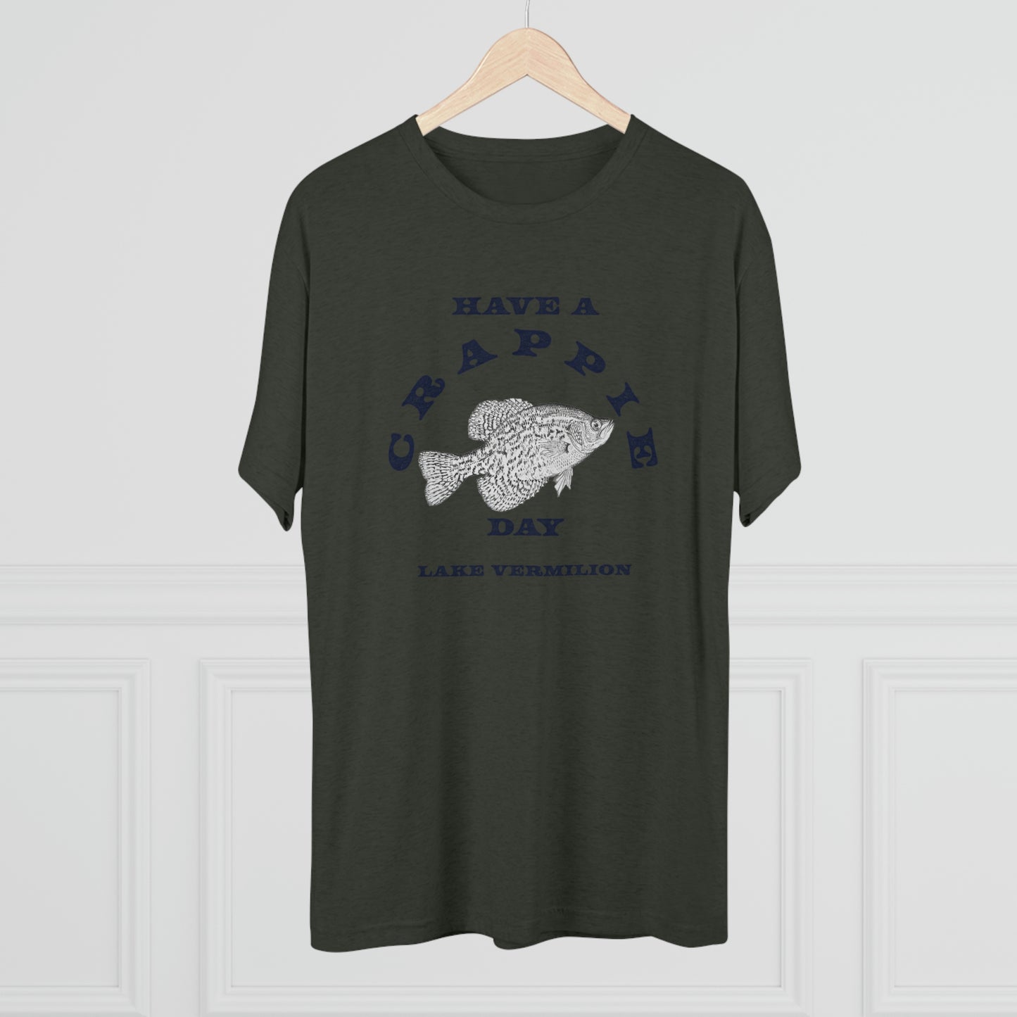 Crappie Day - Lake Vermilion - Unisex Tri-Blend Crew Tee