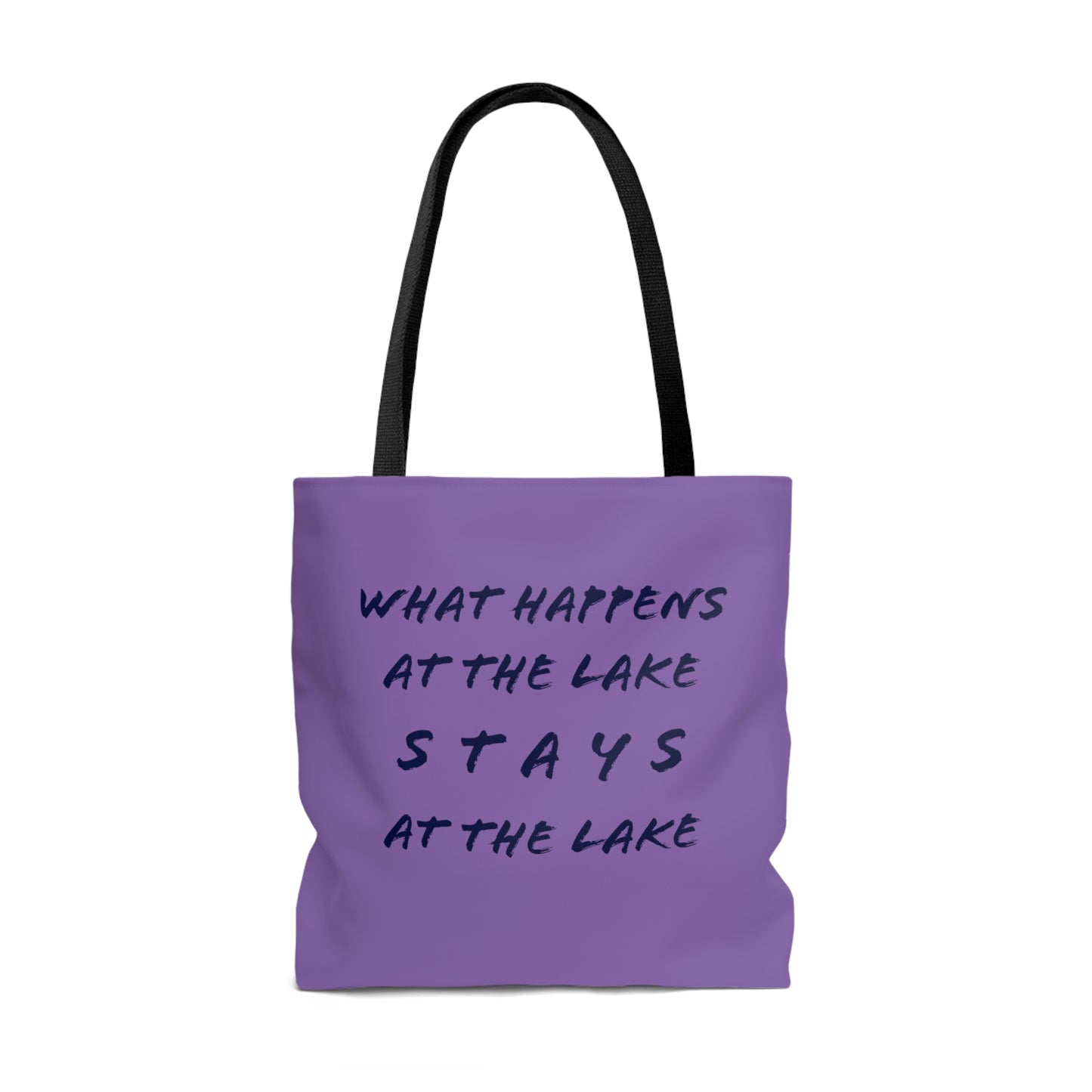 What Happens At The Lake - Boat / Beach Bag - AOP Tote Bag