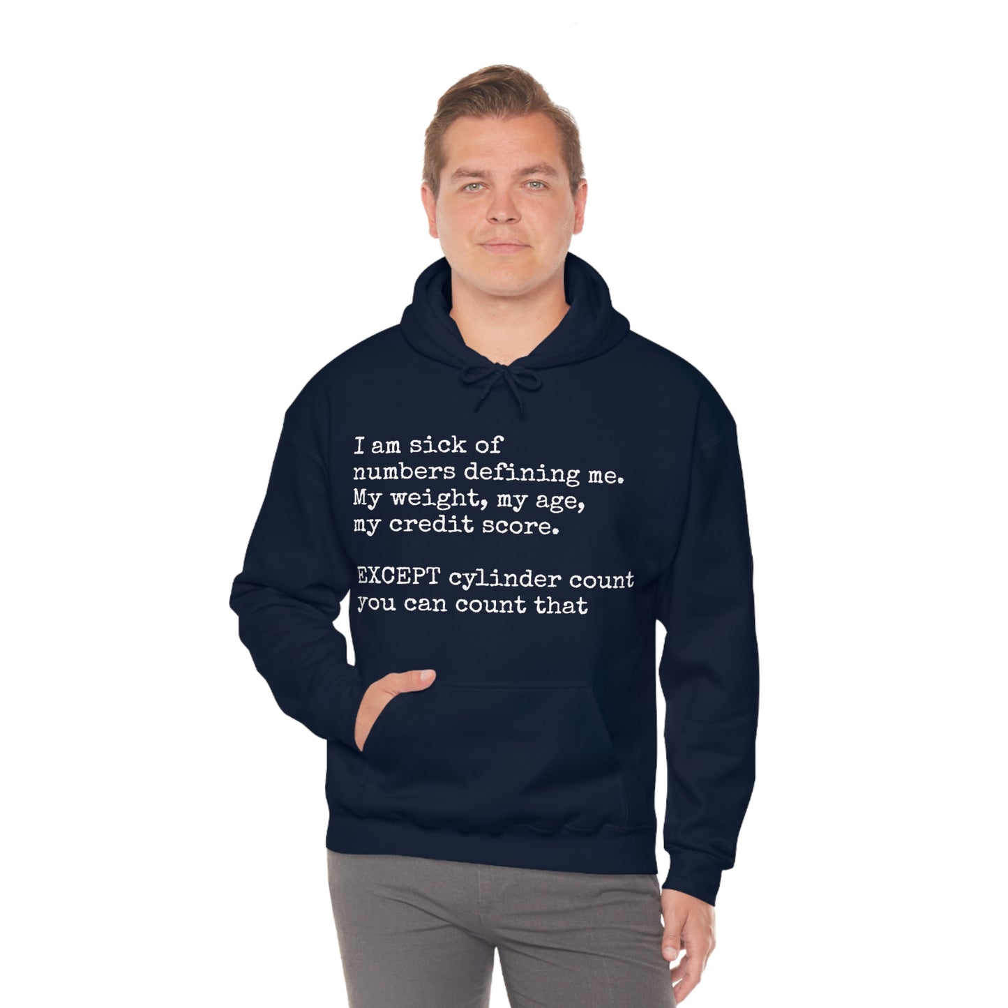 Horsepower Counts - Unisex Heavy Blend™ Hooded Sweatshirt