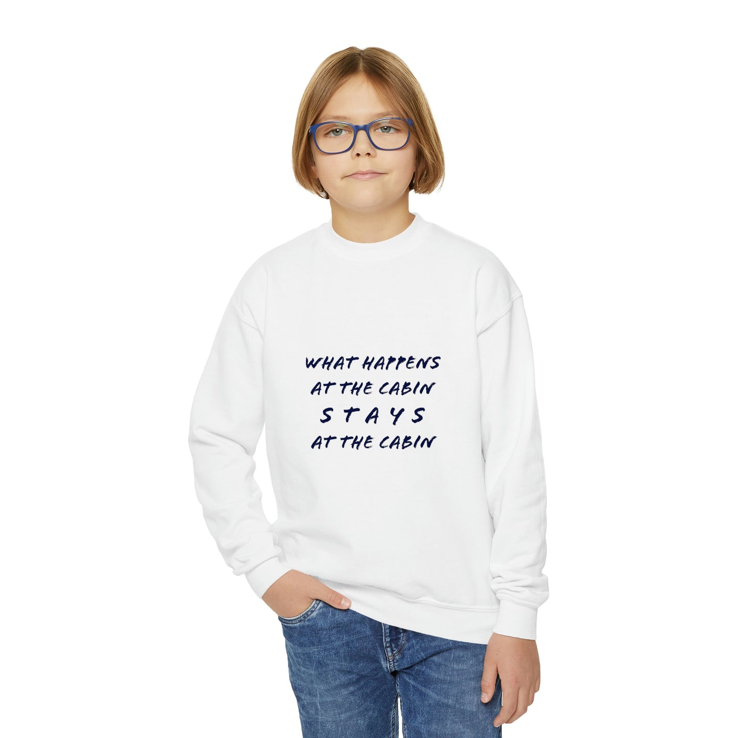 What Happens At The Cabin - Toddler & Youth Sweatshirt