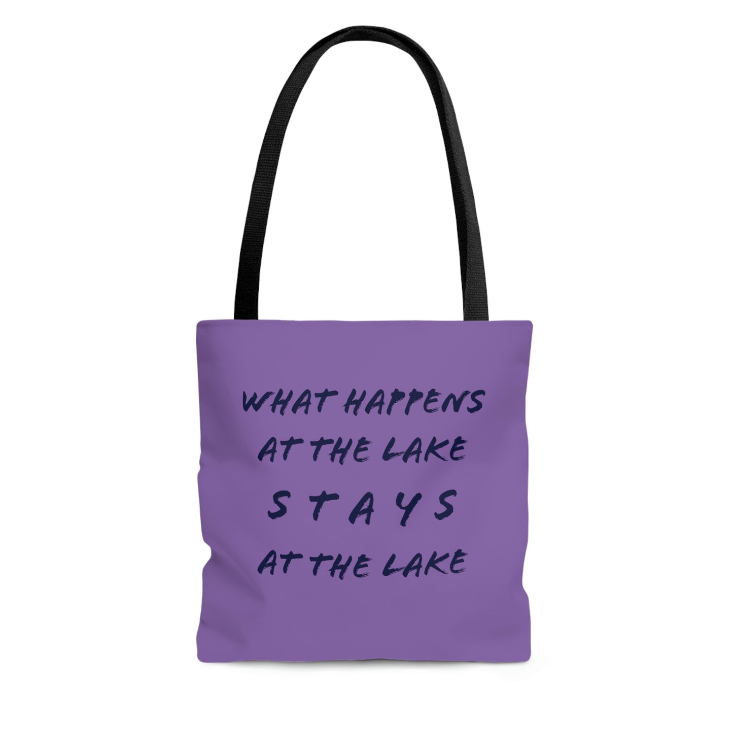 What Happens At The Lake - Boat / Beach Bag - AOP Tote Bag