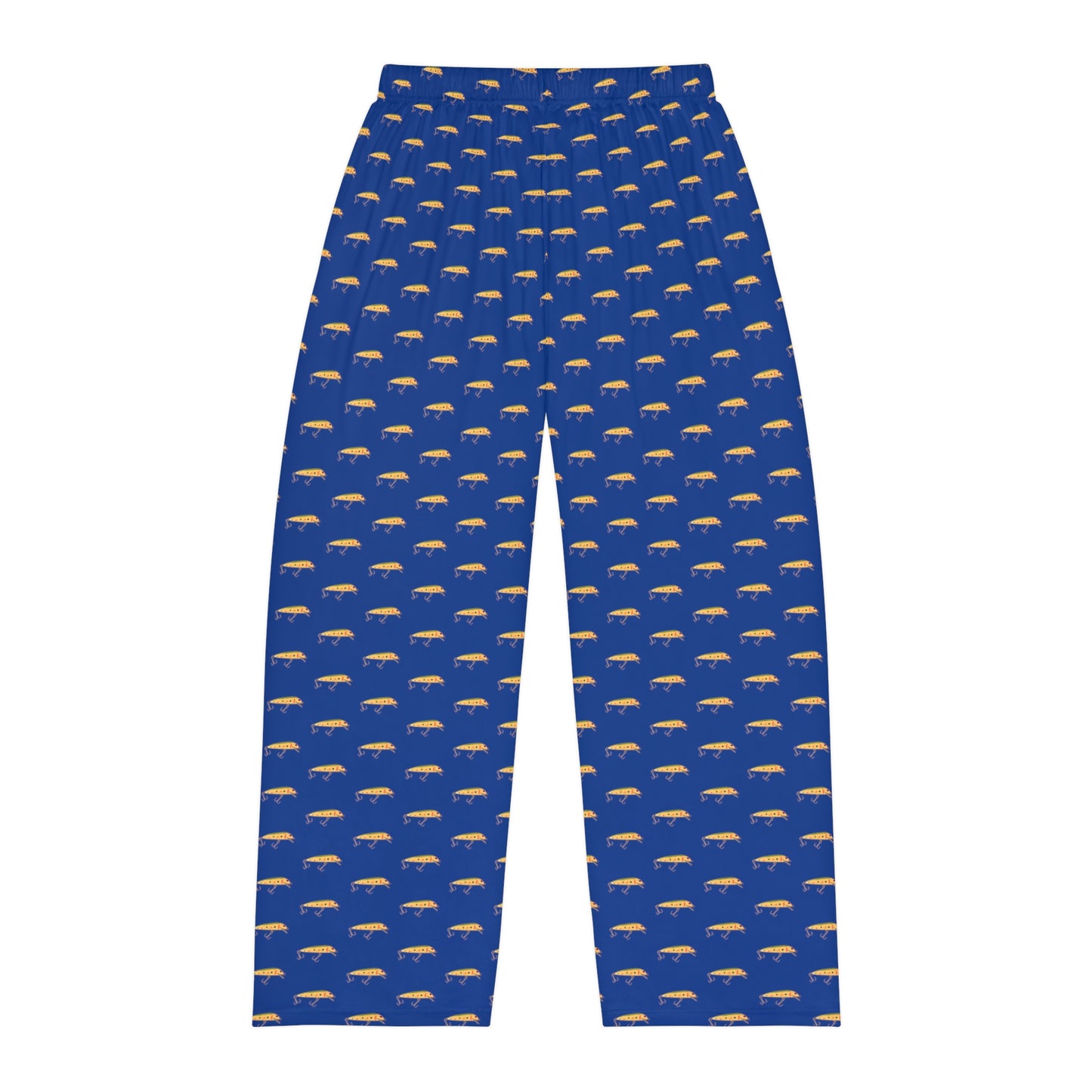 Vintage Bait - Fishing Theme - Bait - Men's Pajama Pants - Dark Blue
