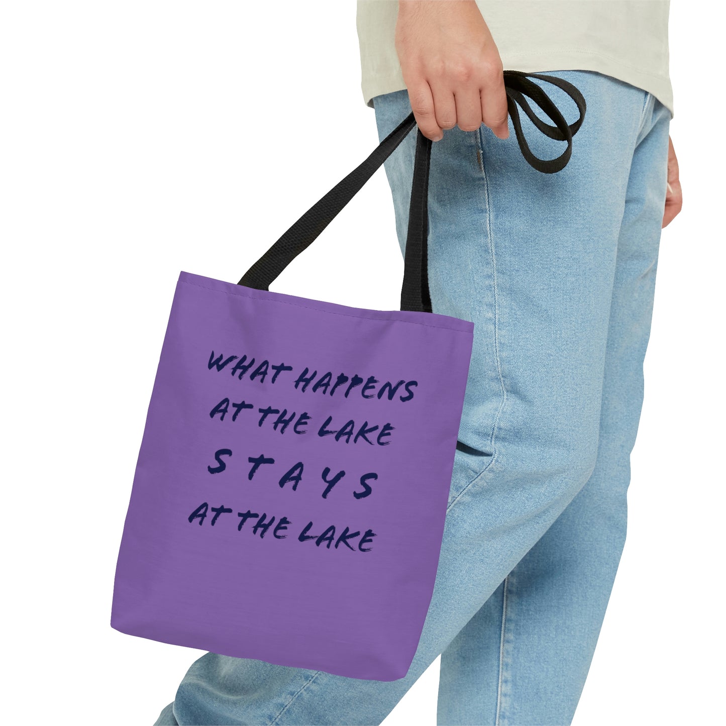 What Happens At The Lake - Boat / Beach Bag - AOP Tote Bag