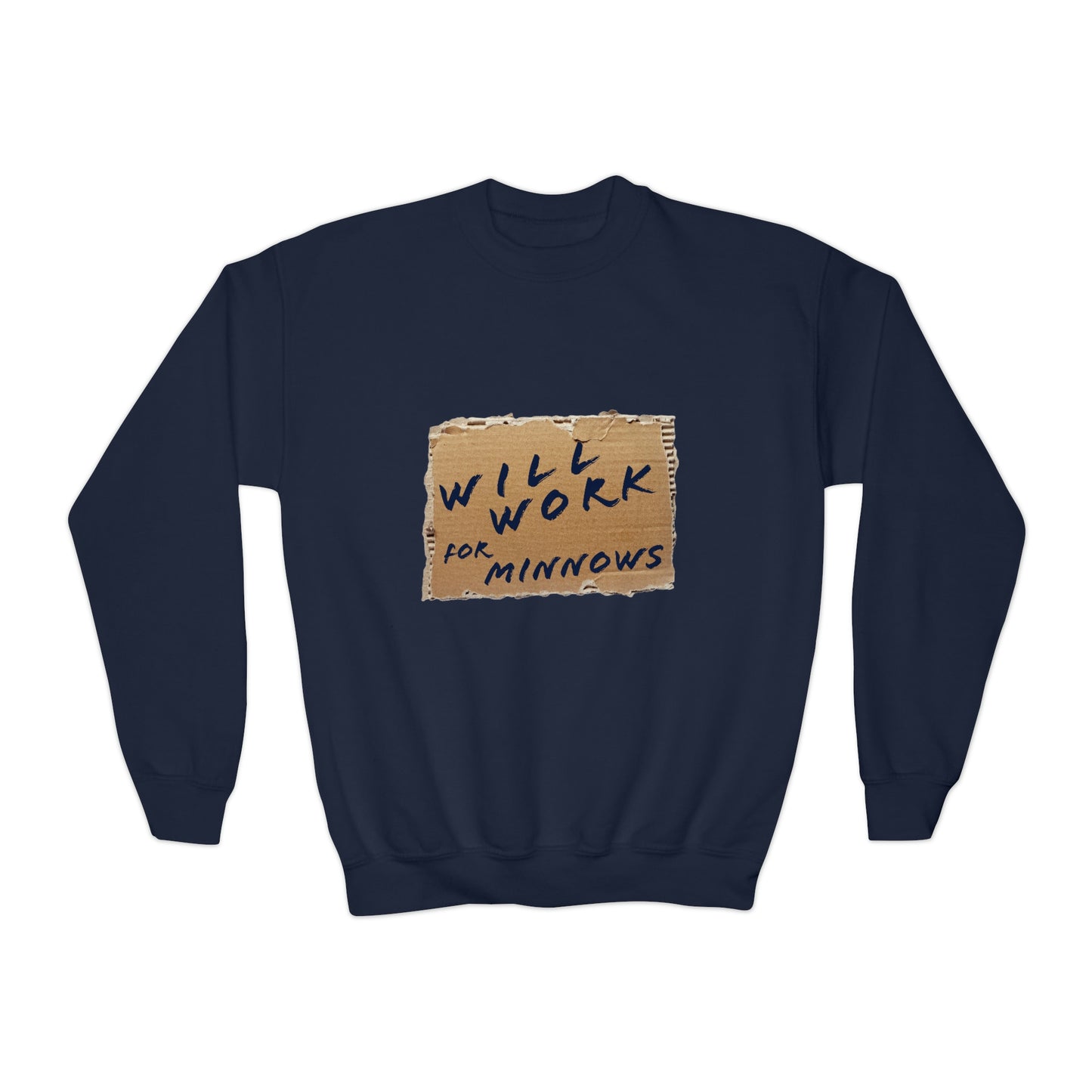 Will Work For Minnows - Toddler & Youth Sweatshirt