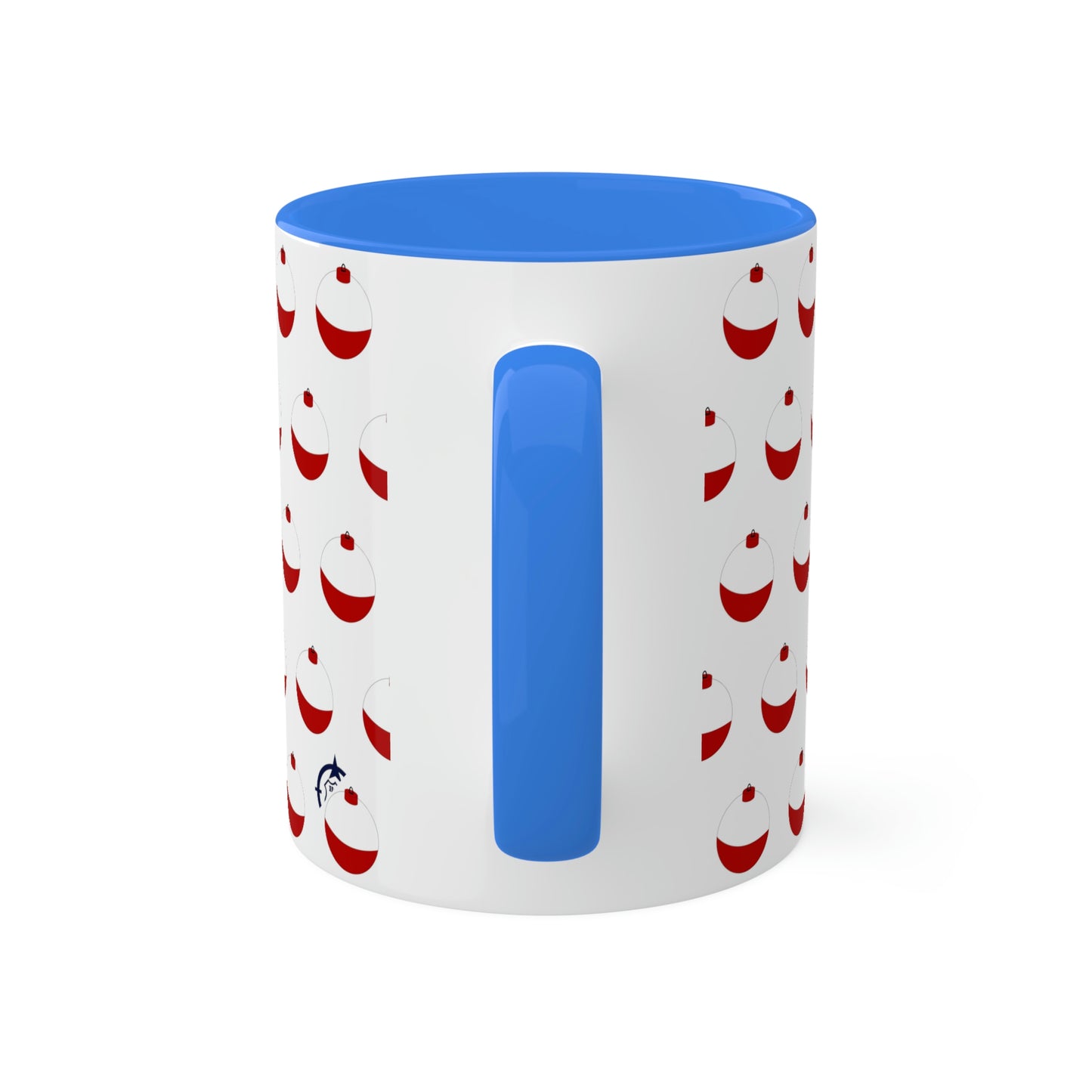 Traditional Red & White Bobber - Colorful Mugs, 11oz