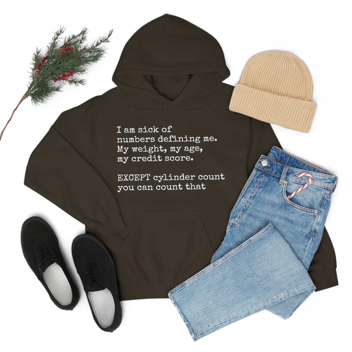 Horsepower Counts - Unisex Heavy Blend™ Hooded Sweatshirt
