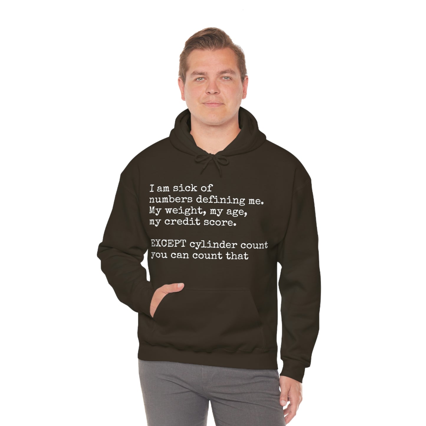 Horsepower Counts - Unisex Heavy Blend™ Hooded Sweatshirt