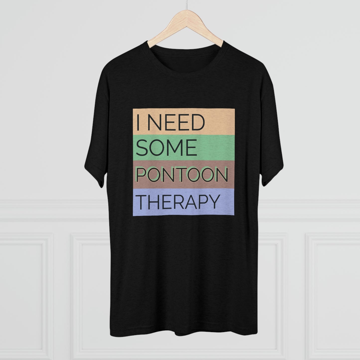 Pontoon Therapy - Unisex Tri-Blend Crew Tee